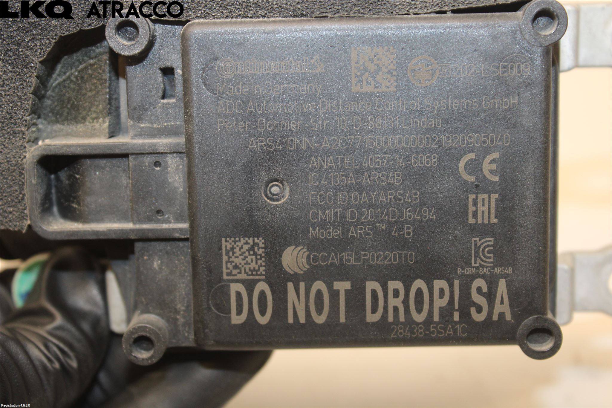 Nissan LEAF 18- Sensor Kollisjonsbeskyttelse