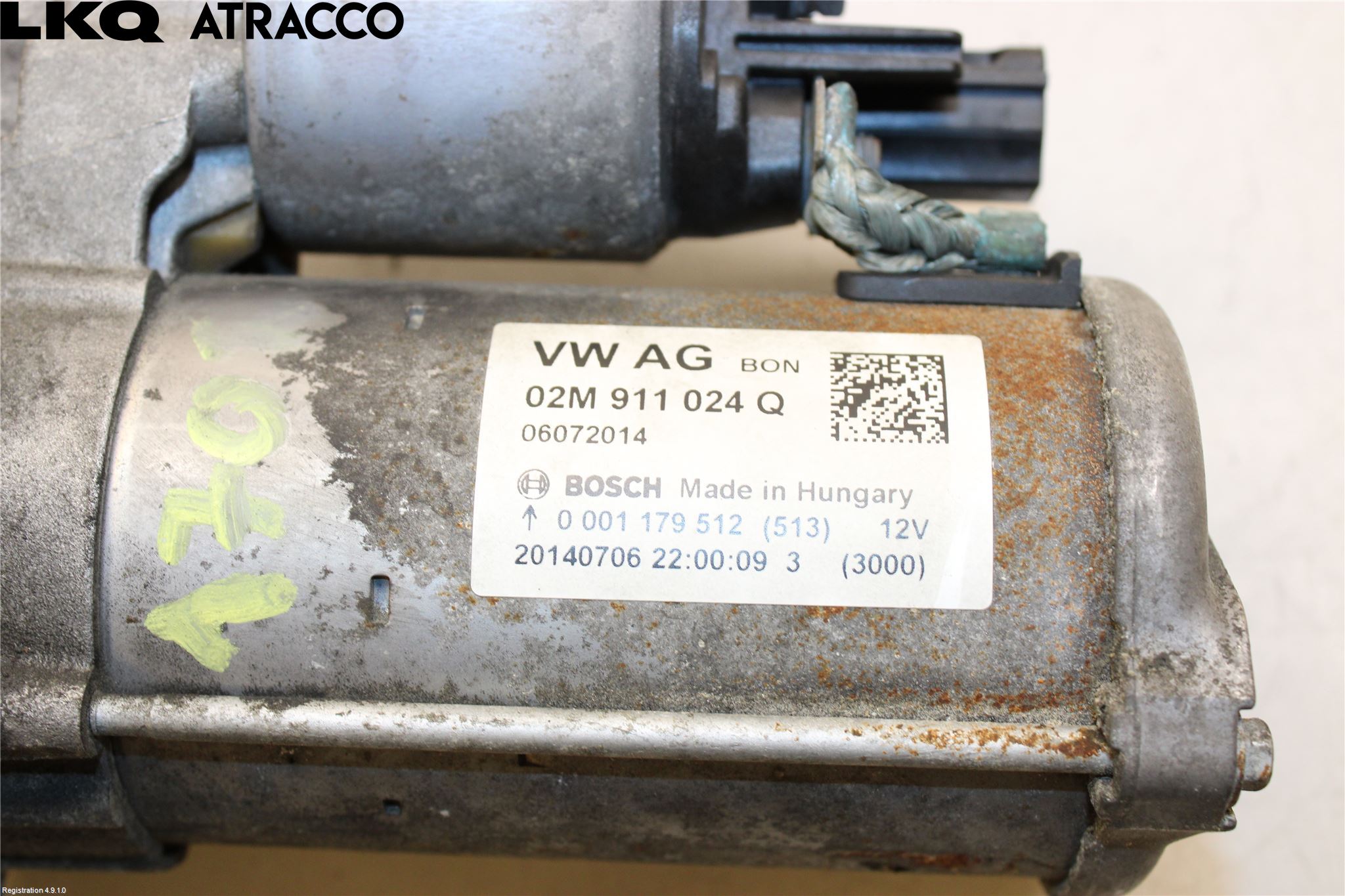 Volkswagen VW POLO 10-17 Startmotor