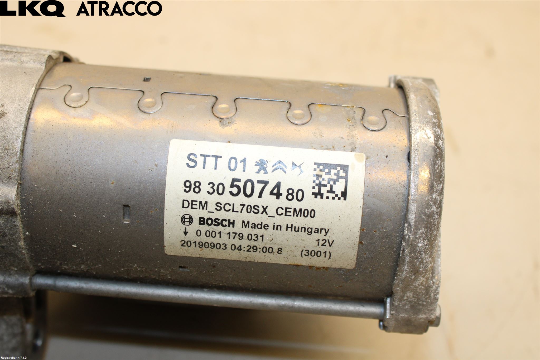 Citroen DS 3 CROSSBACK 20-23 Startmotor