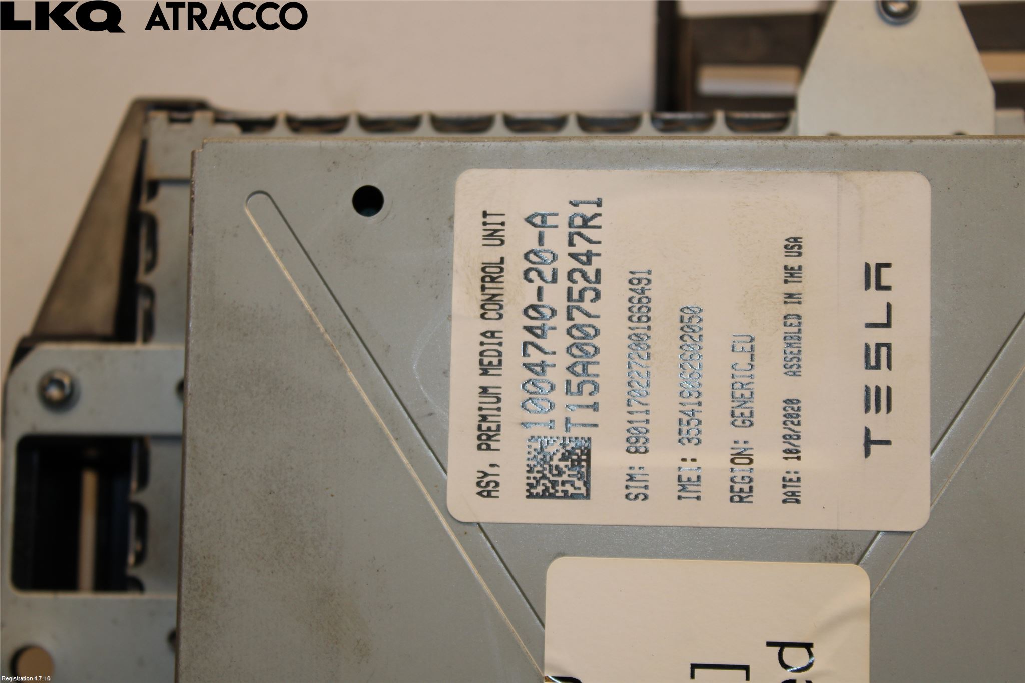 Tesla MODEL S 13- Multifunktionsdisplay