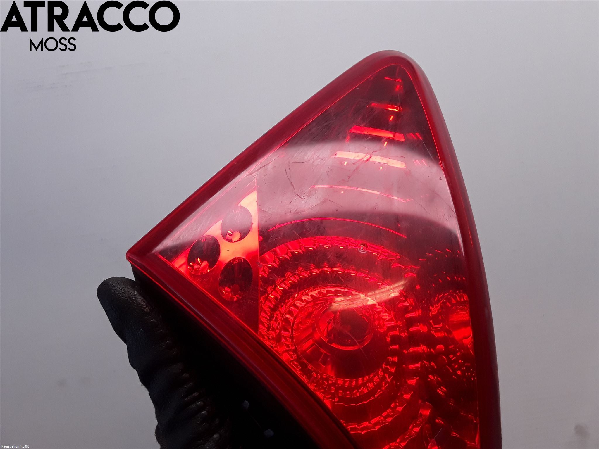 Peugeot 3008 09-16 Baklykt Høyre  På Luke(Indre)