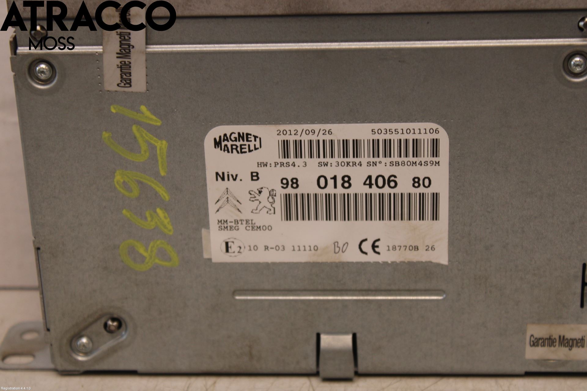 Peugeot 208 12-15 Stereo Radio