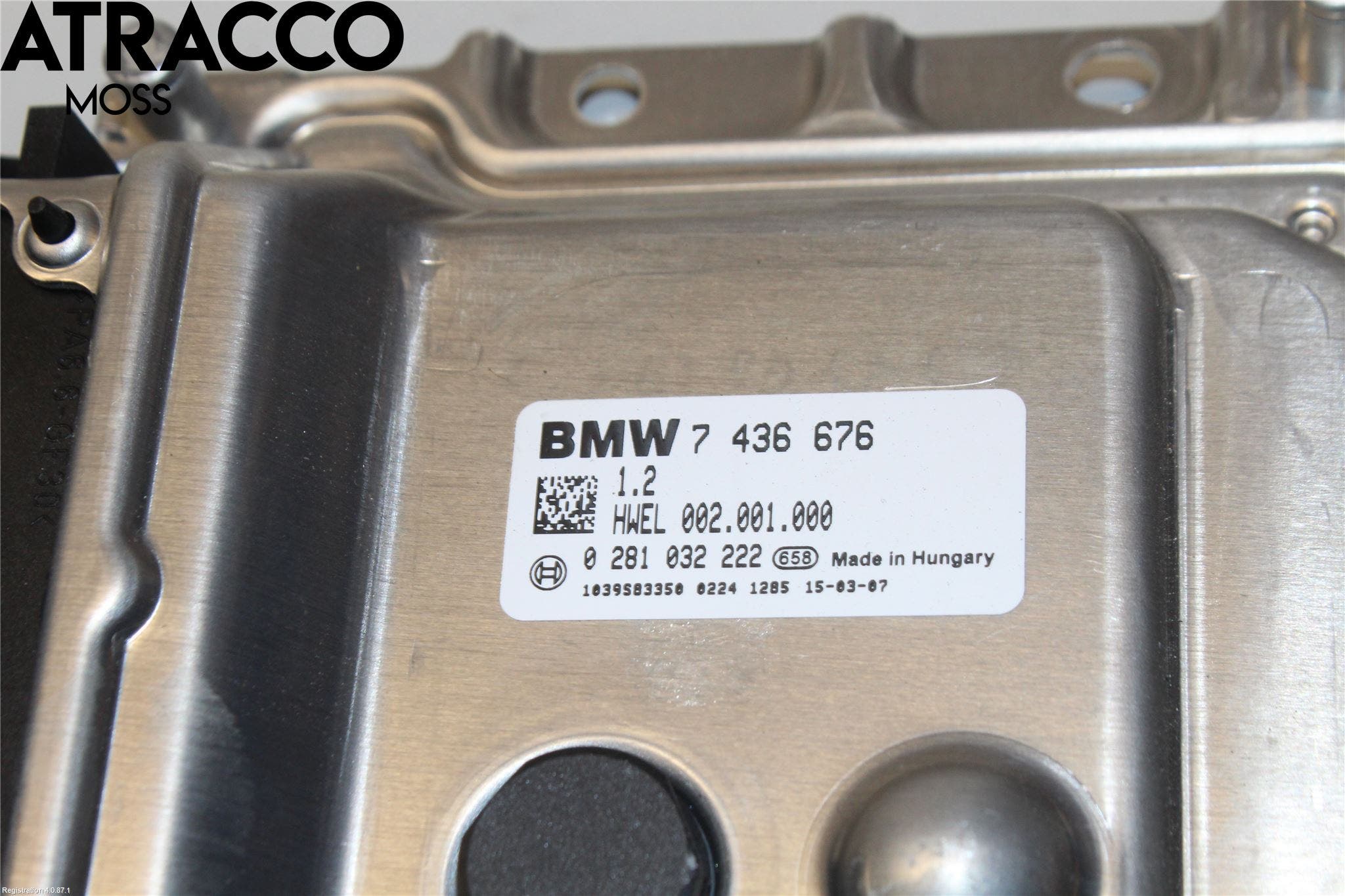 BMW 5 F10/F11/F18 09-17 Styreenhet Gearkasse