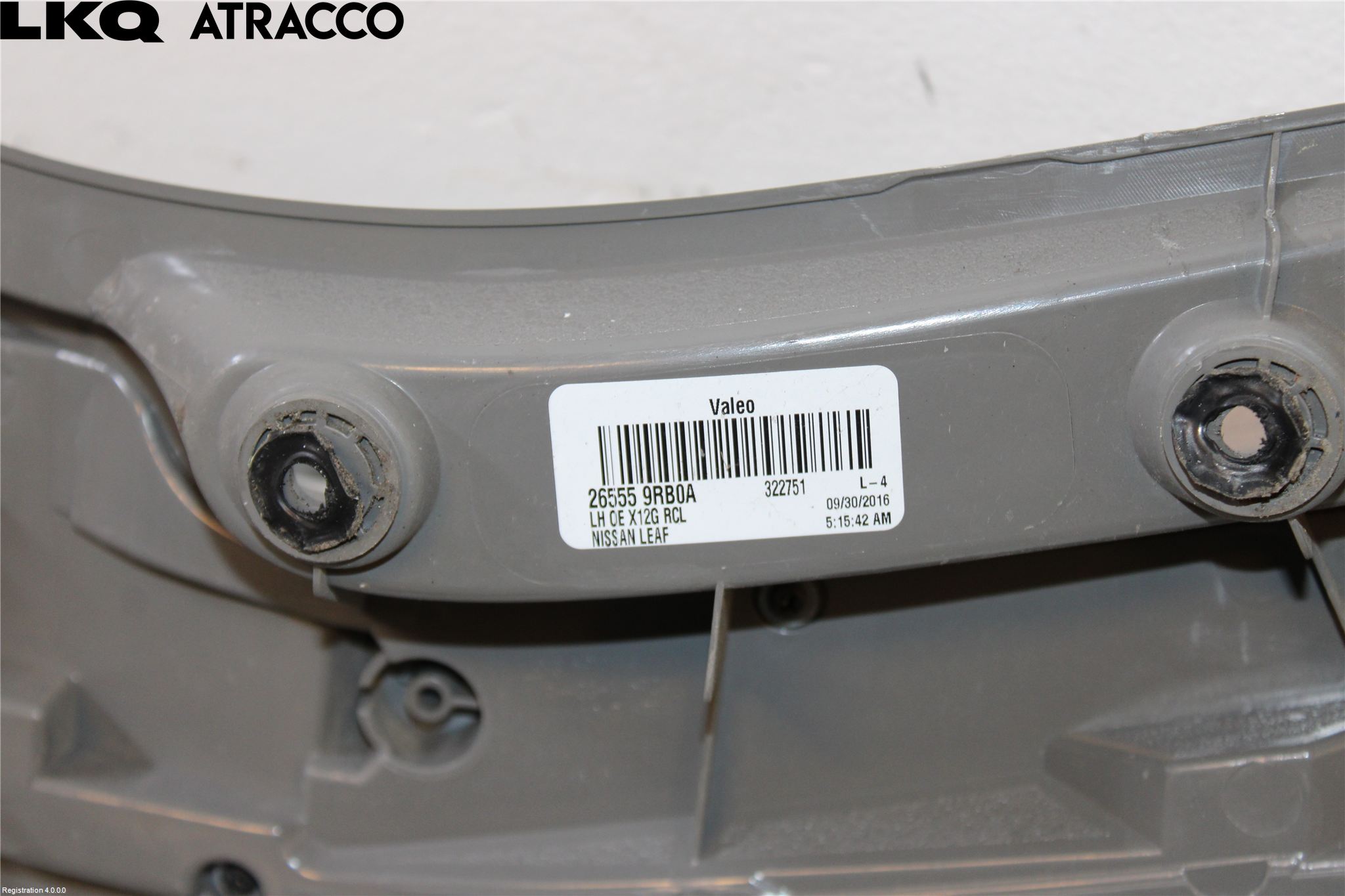 Nissan LEAF 11-17 Baklykt Venstre