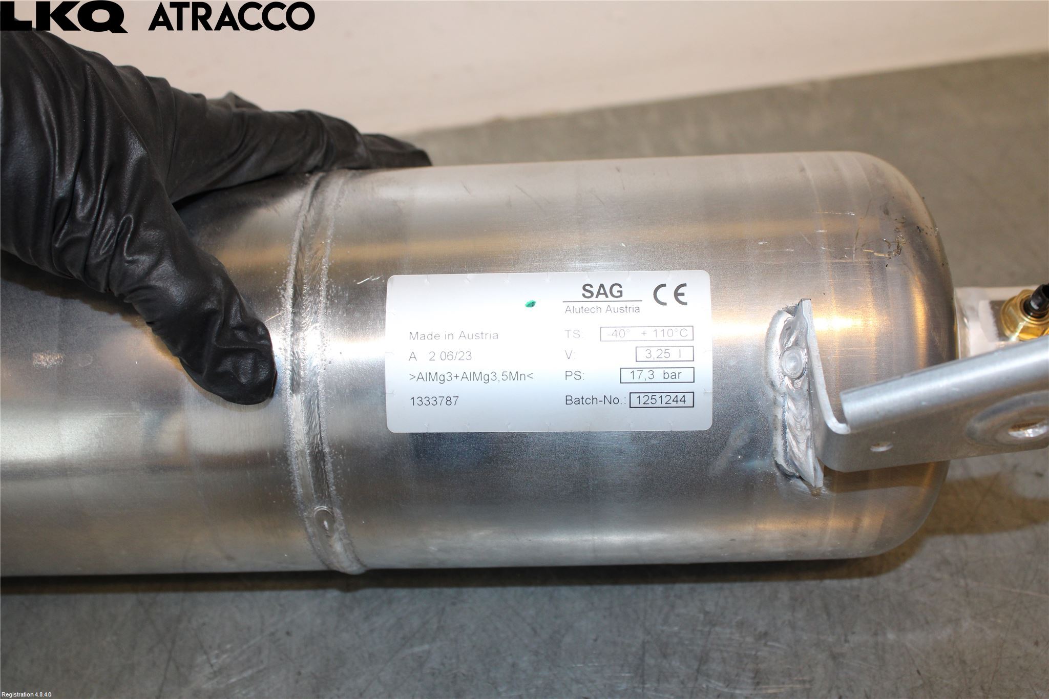 Volvo XC90/RECHARGE 16- Nivå/Lufrfrändring Trycktank