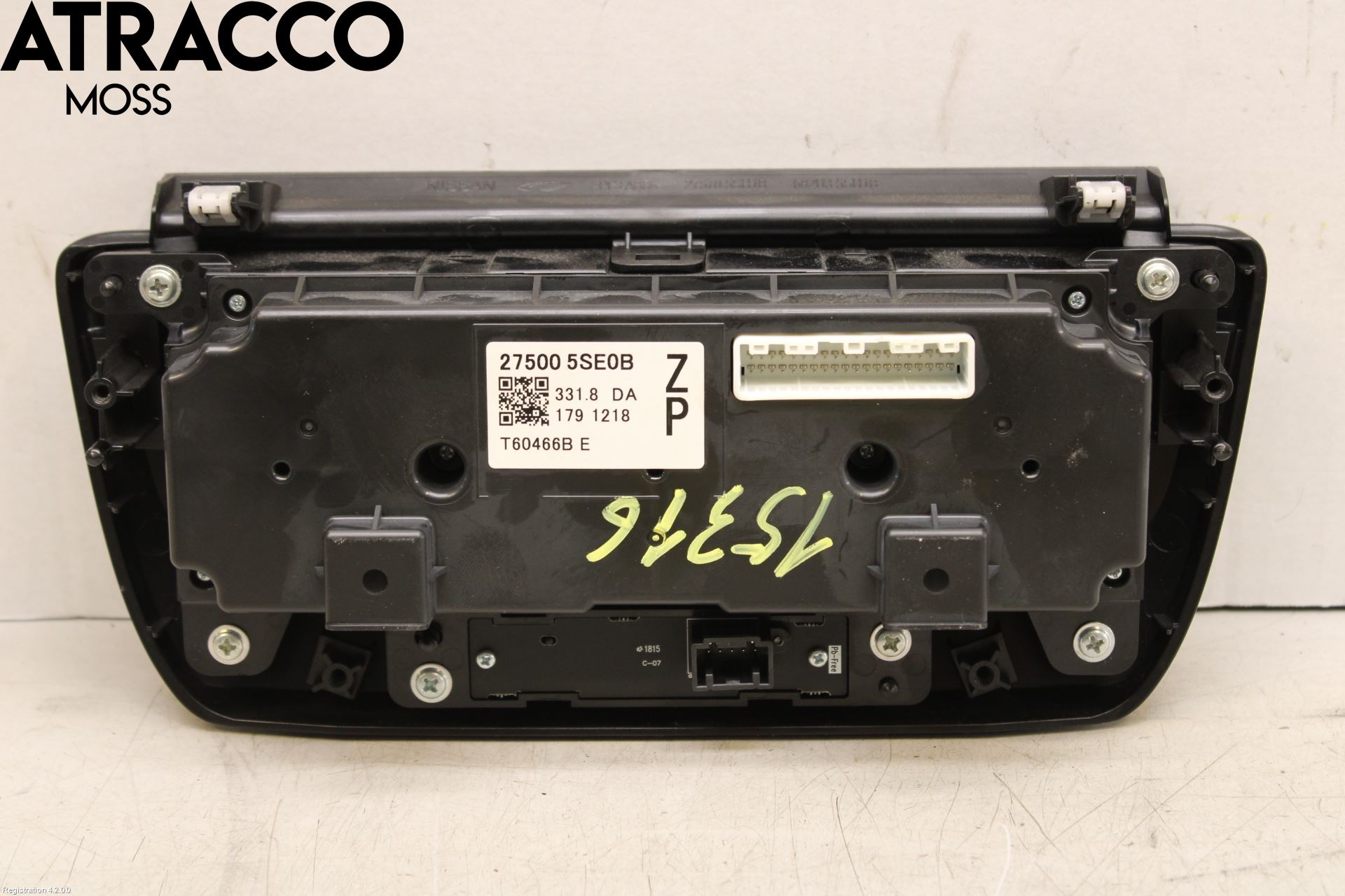 Nissan LEAF 18- Varme Ac Betjening-Display