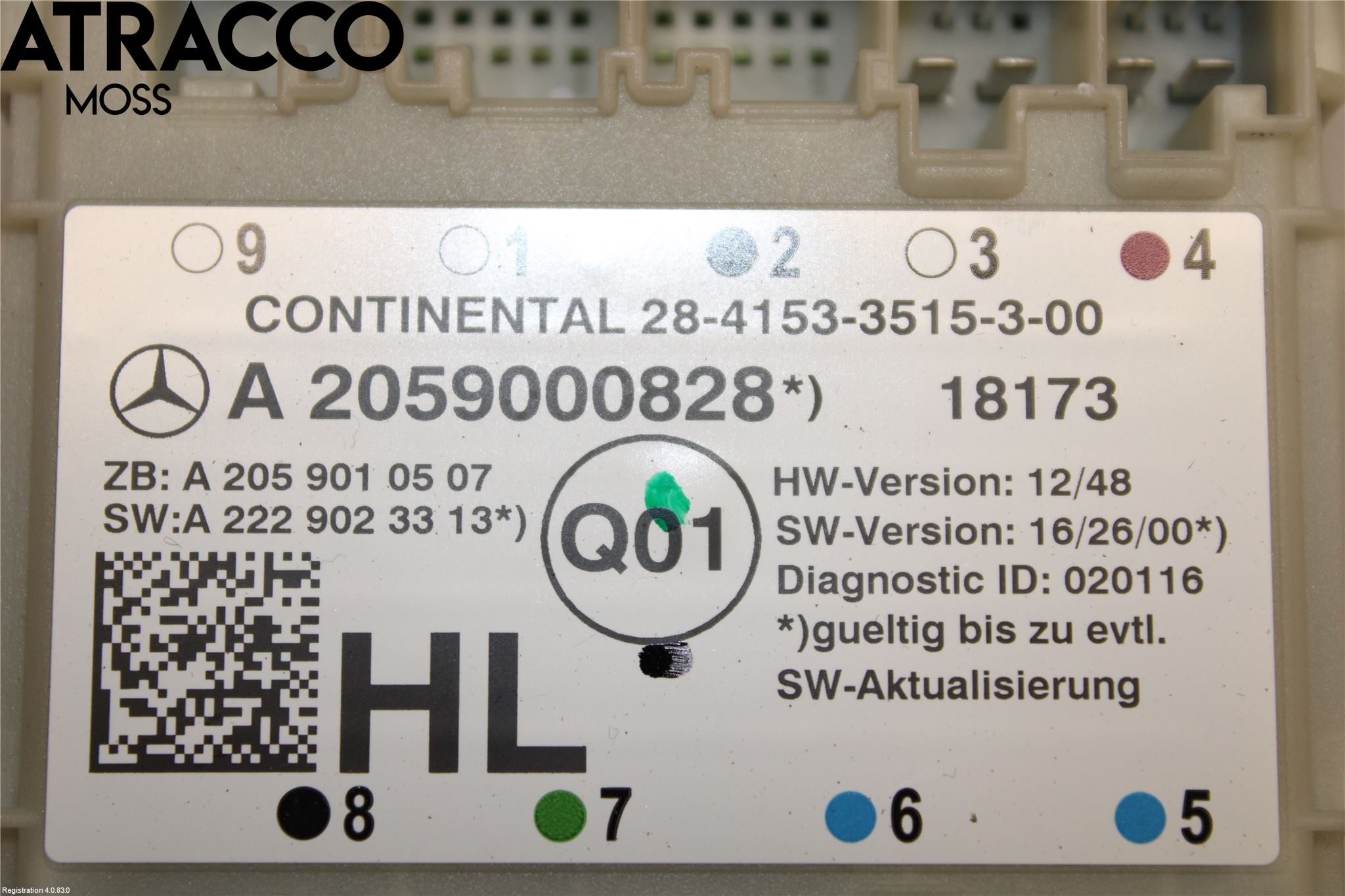 Mercedes-Benz MB GLC-KLASS (X253/C253) 15-22 Styreenhet Dør