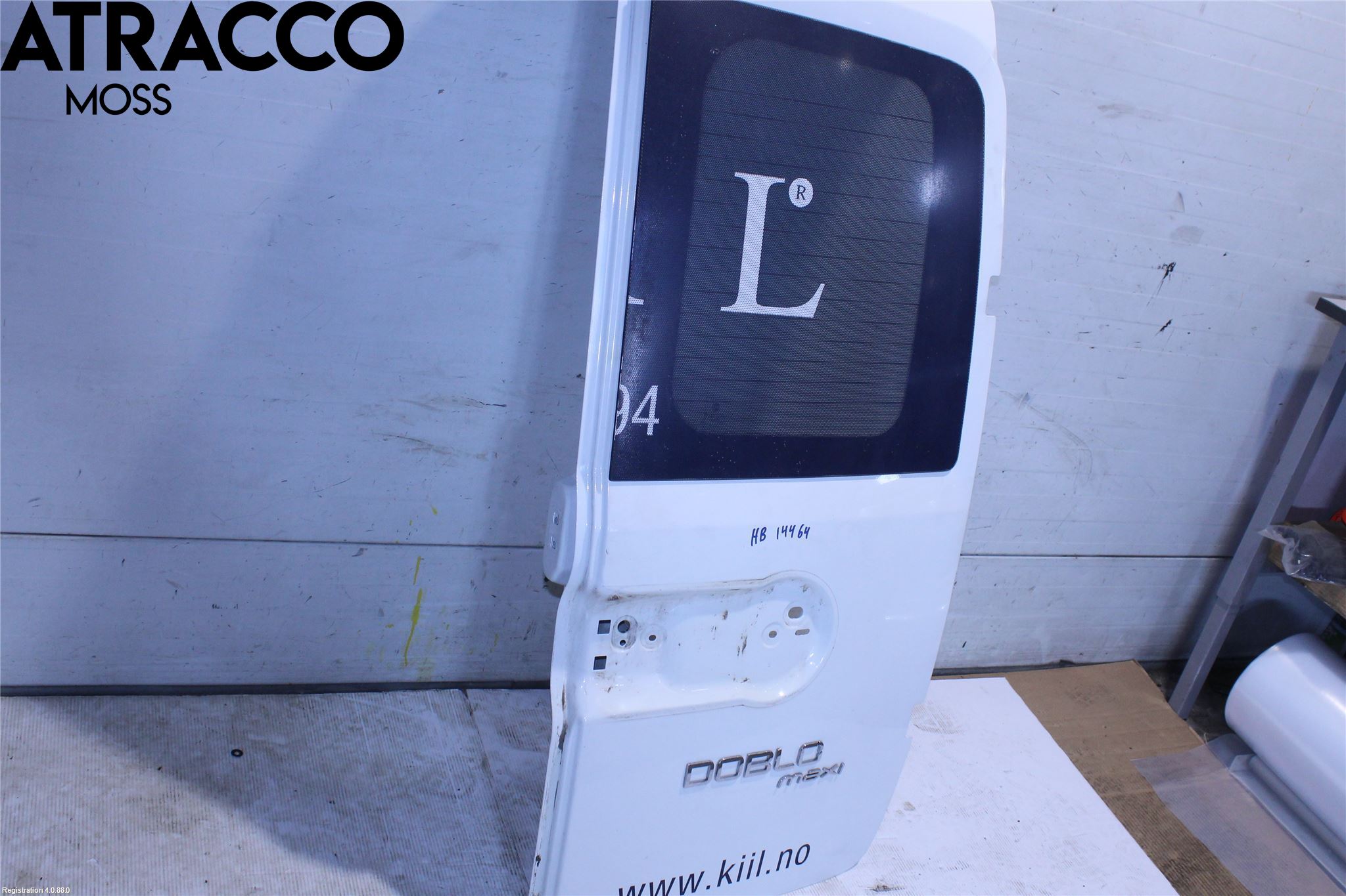 Fiat DOBLO CARGO Dør Bak Van - Vare Høyre