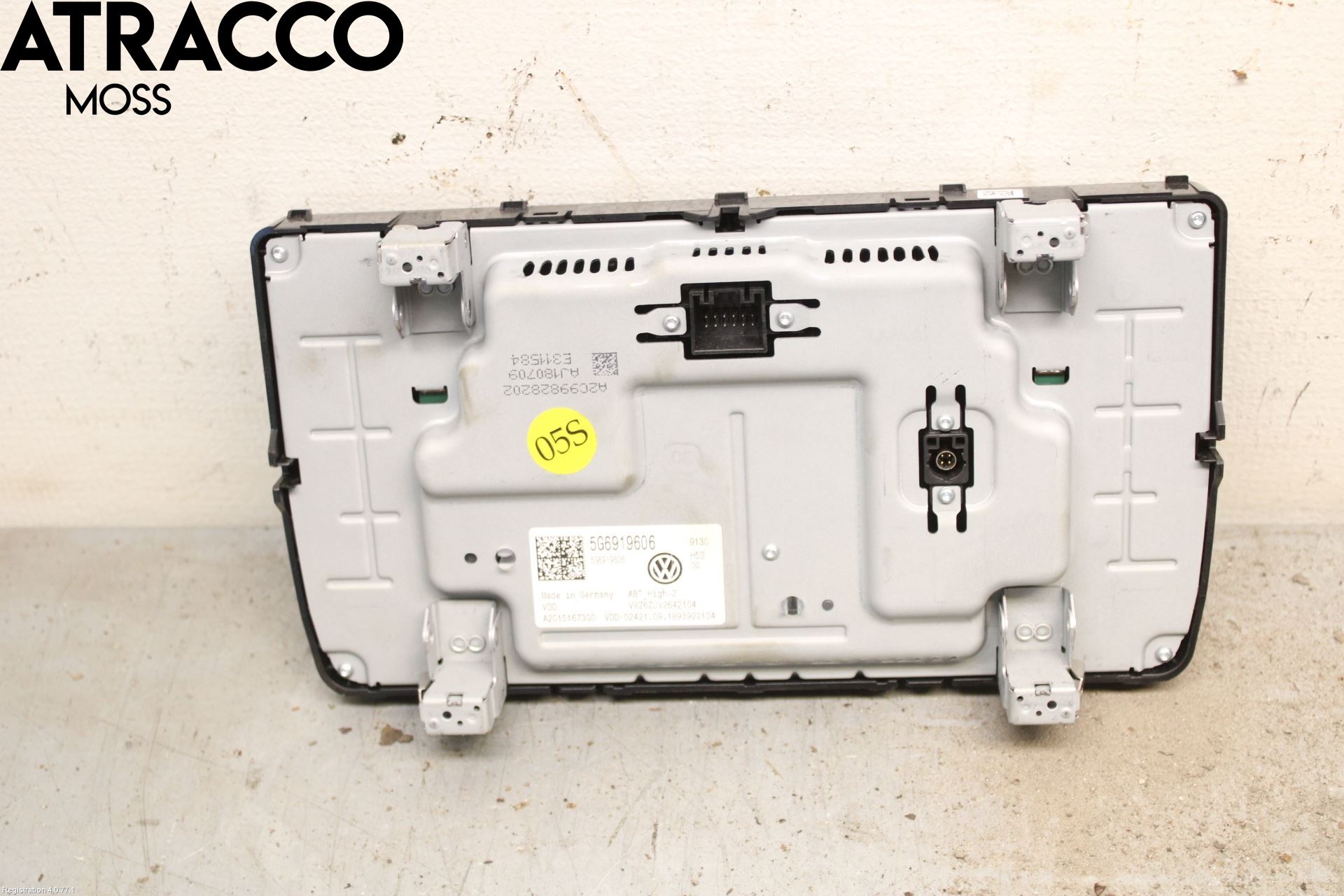 Volkswagen VW GOLF / E-GOLF VII 13-20 Multifunktionsdisplay