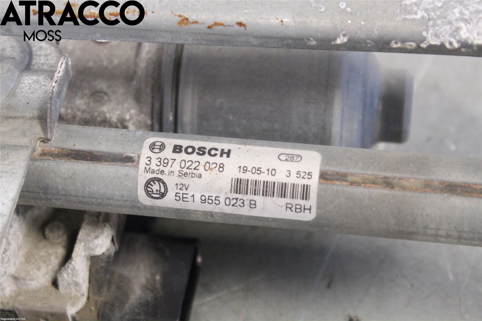 Skoda OCTAVIA (5E) 13-20 Viskermotor Frontrute