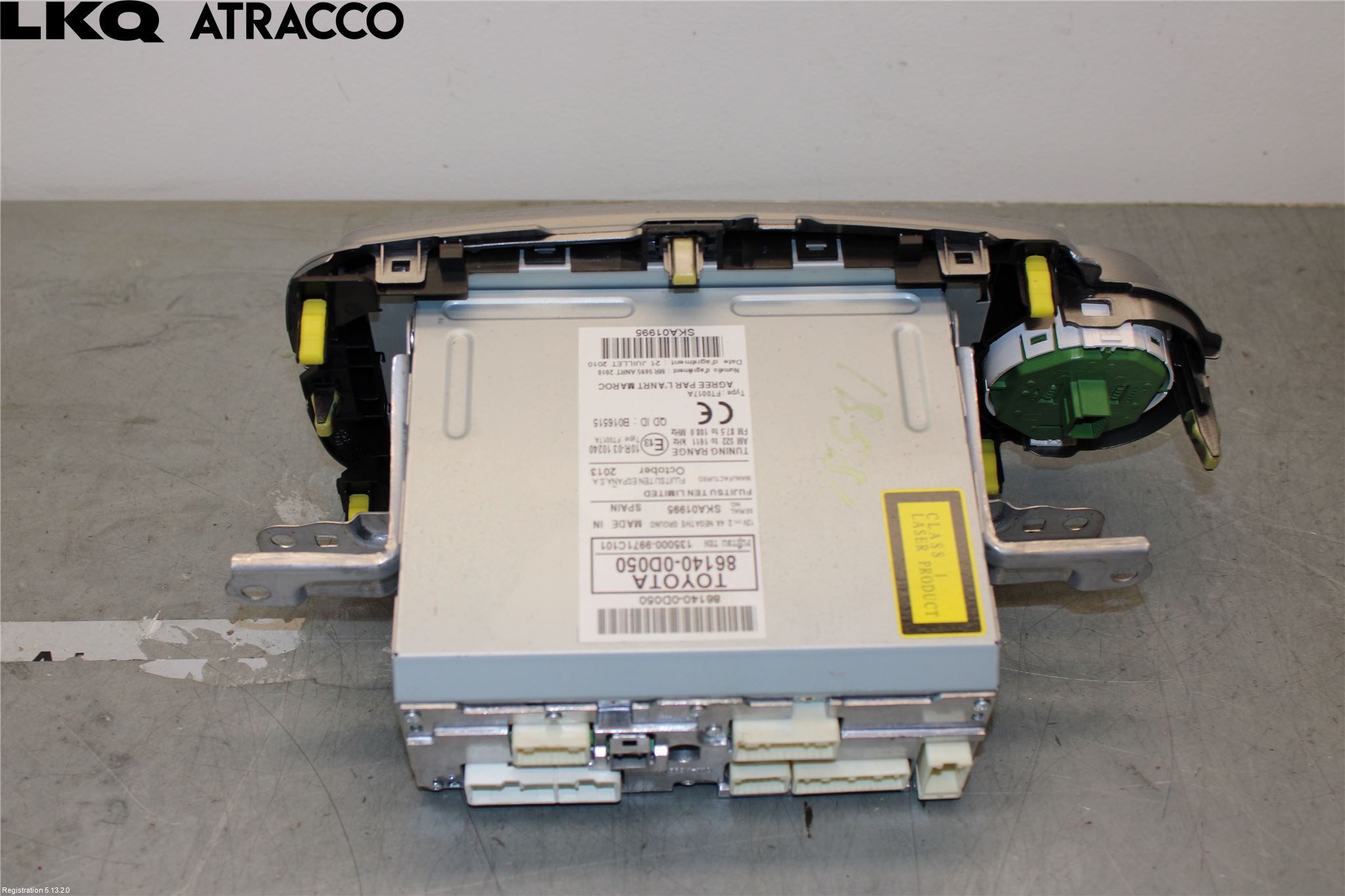 Toyota YARIS XP130 12-14 Stereo Radio