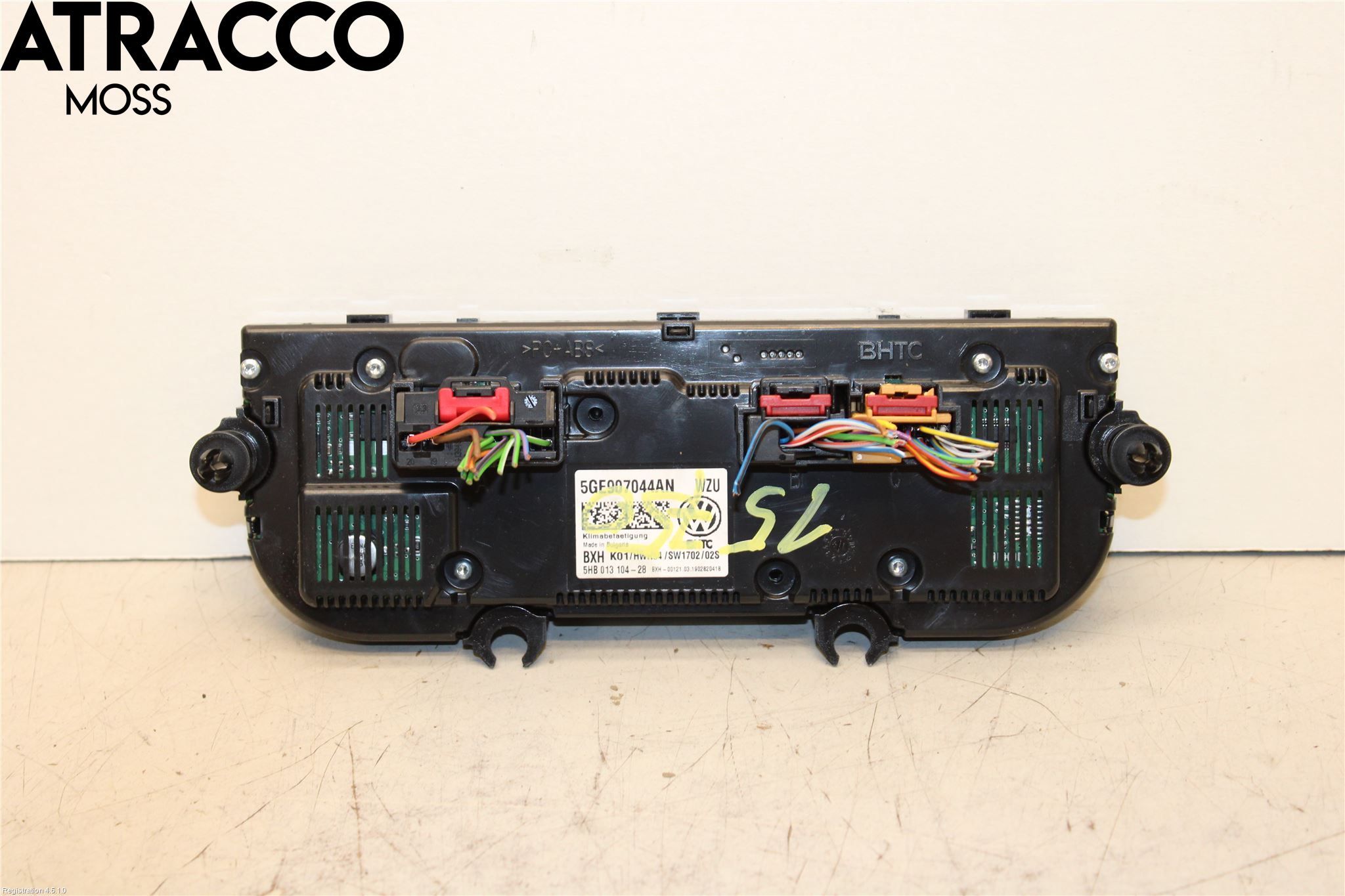 Volkswagen VW GOLF / E-GOLF VII 13-20 Varme Ac Betjening-Display