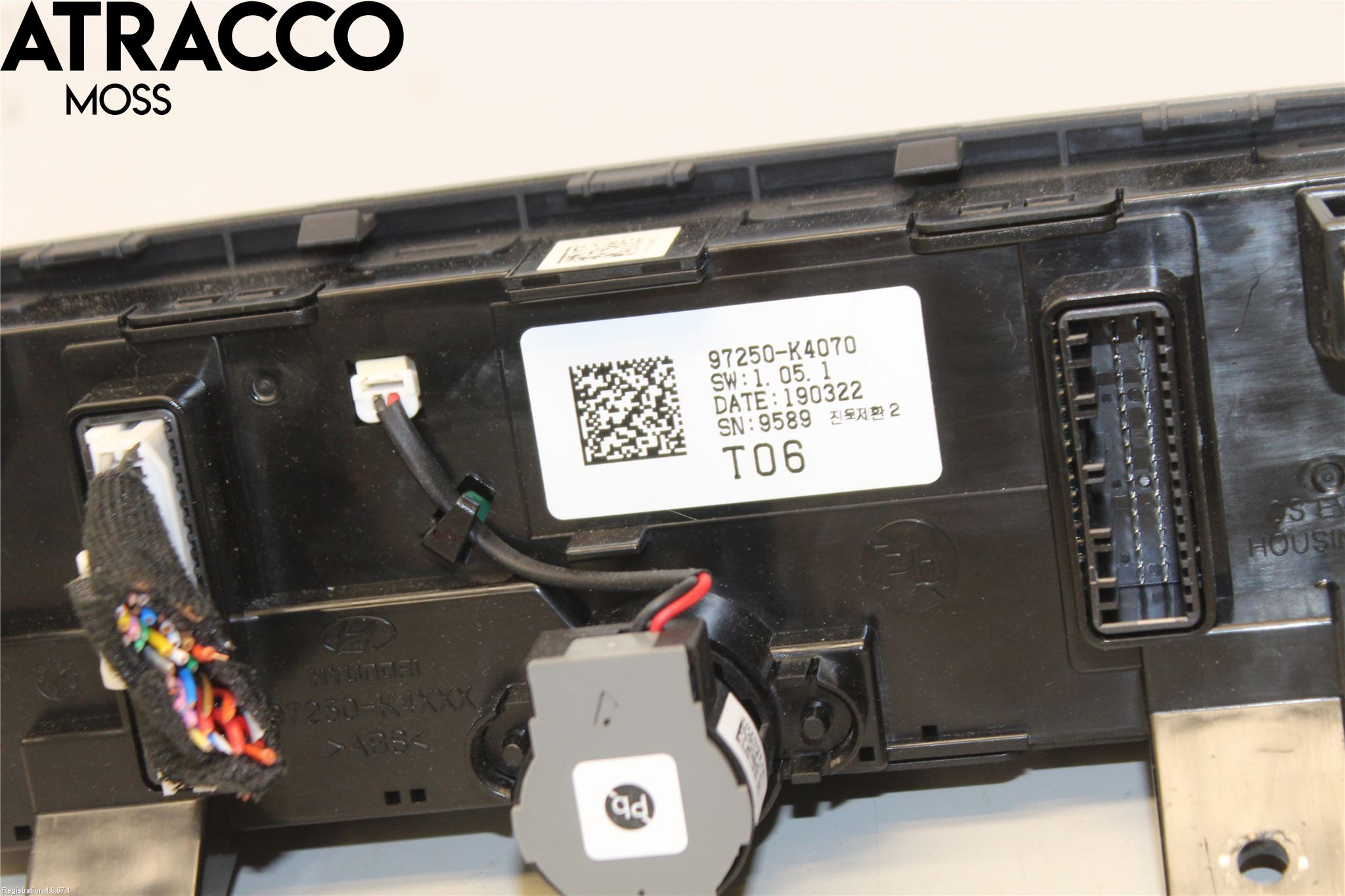 Hyundai KONA/ELECTRIC OS 18-23 Varme Ac Betjening-Display