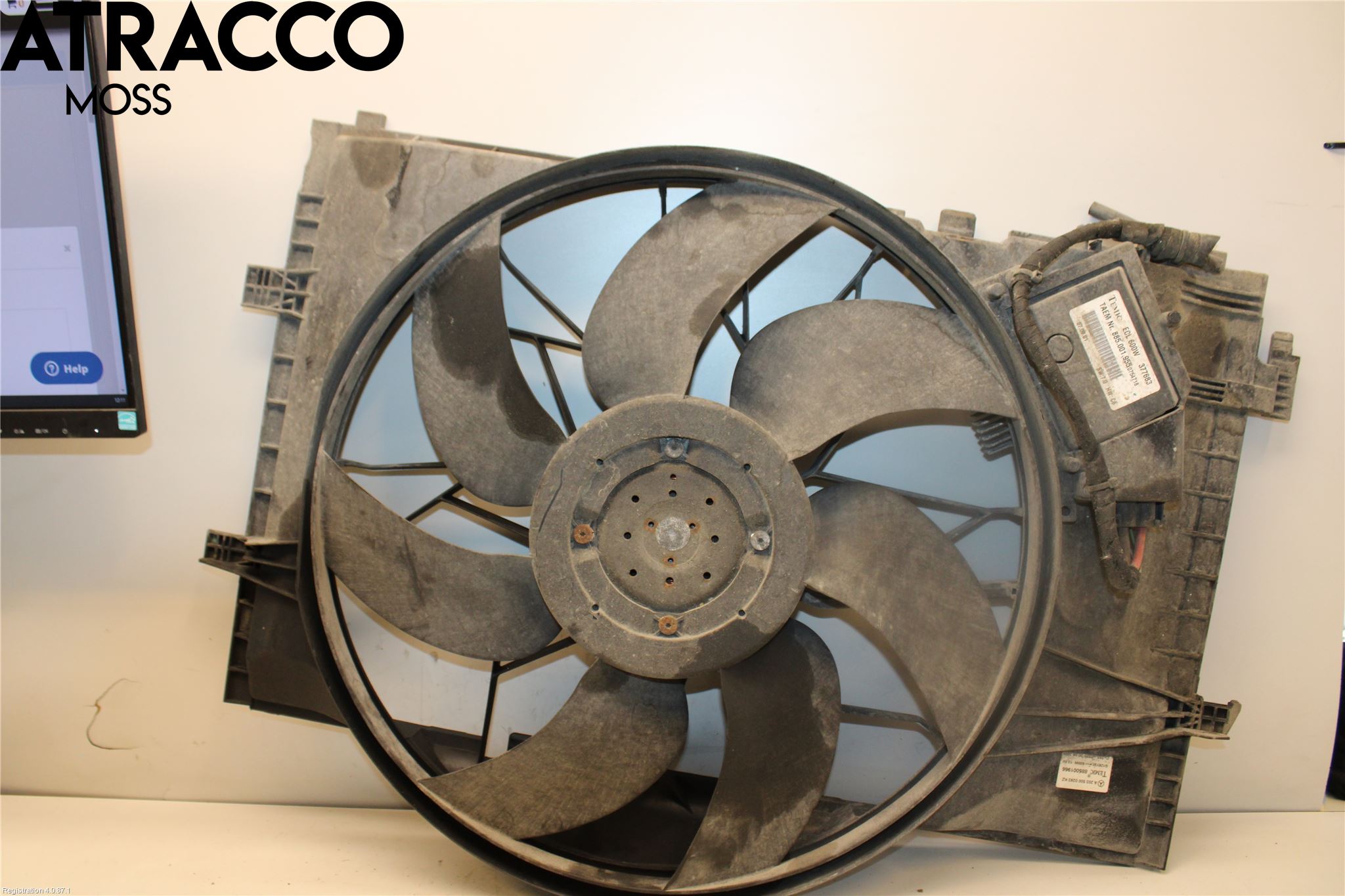 Mercedes-Benz MB C (203) 00-07 Kjølevifte Elektrisk