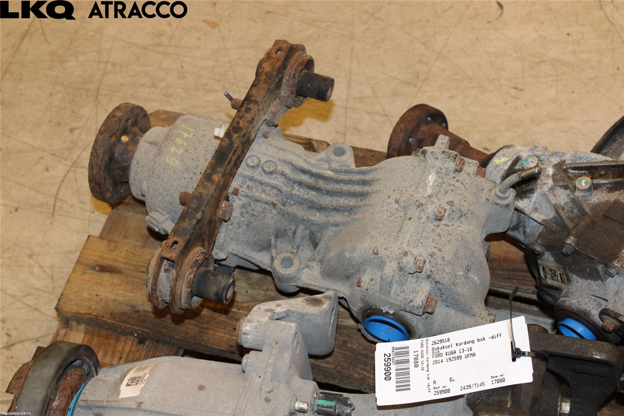 Dacia DUSTER 10-17 Bakaksel Kardang Bak -Diff