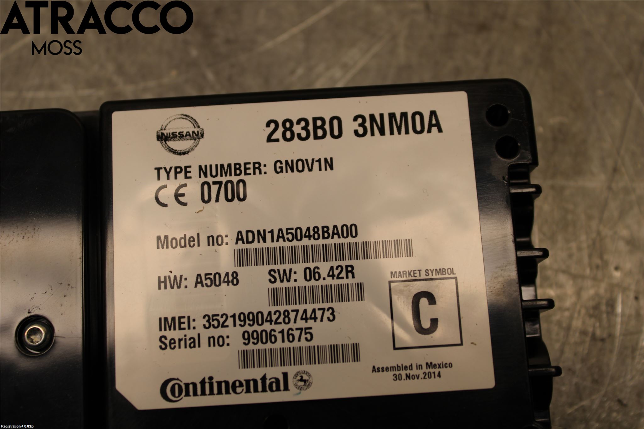 Nissan LEAF 11-17 Styreenhet Øvrig