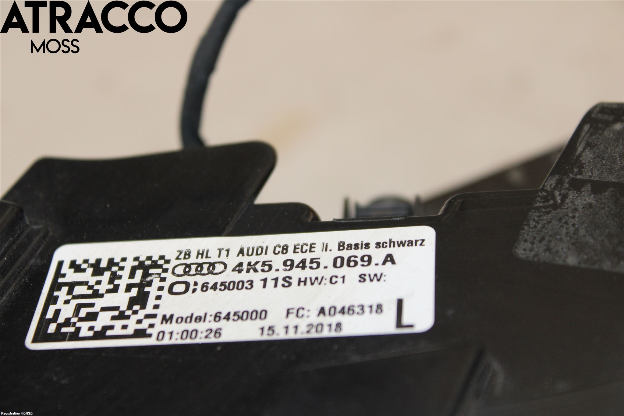 Audi A6 F2/C8 19- Baklykt Venstre