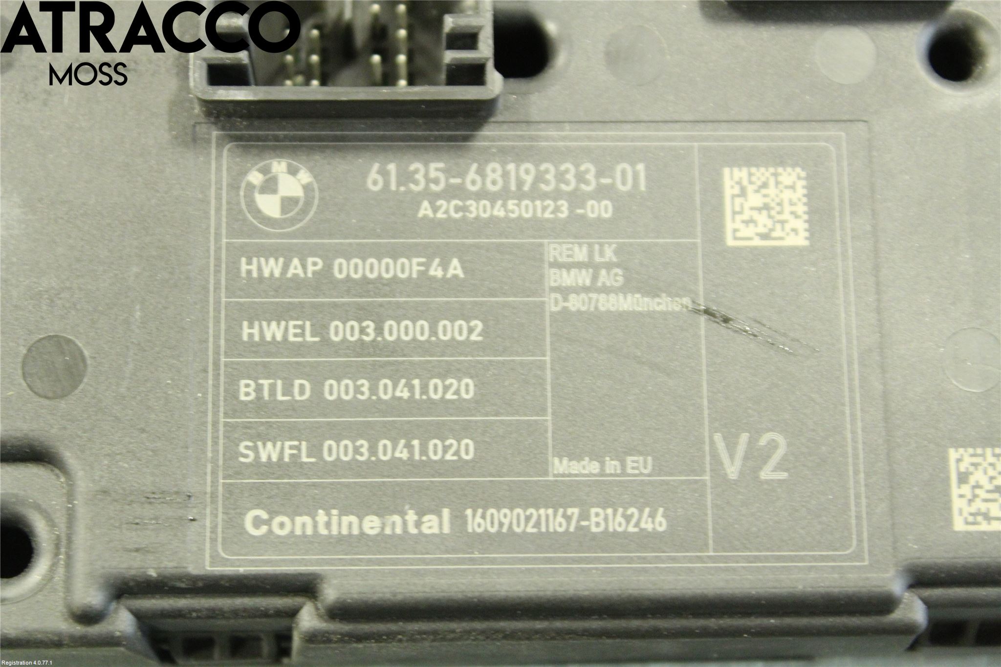 BMW 3 F30/F31/F80 12-19 Styreenhet Øvrig