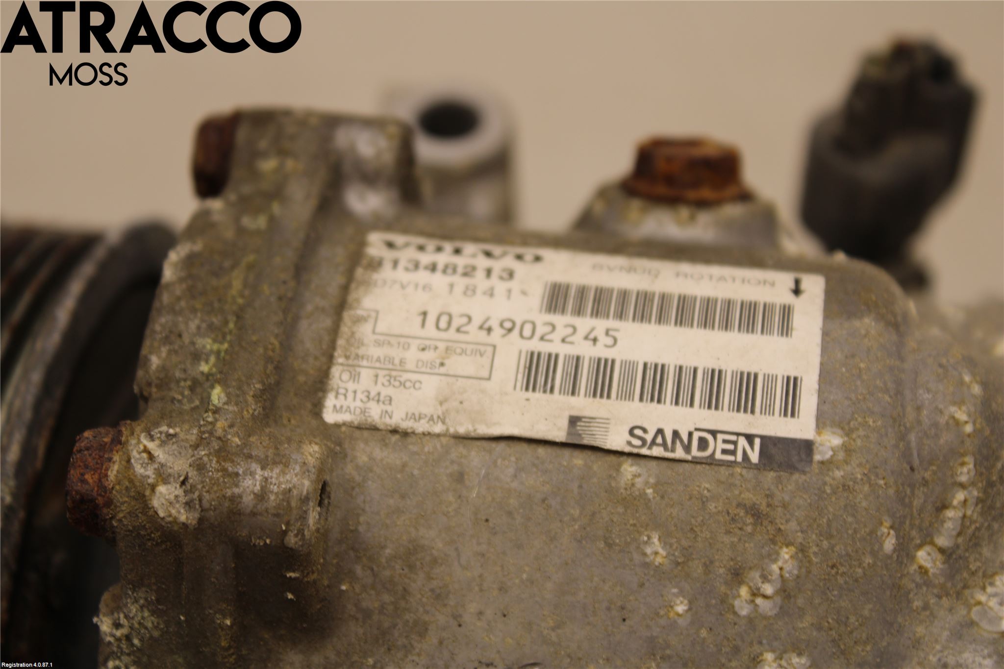 Volvo S60 11-13 Varme Ac Kompressor