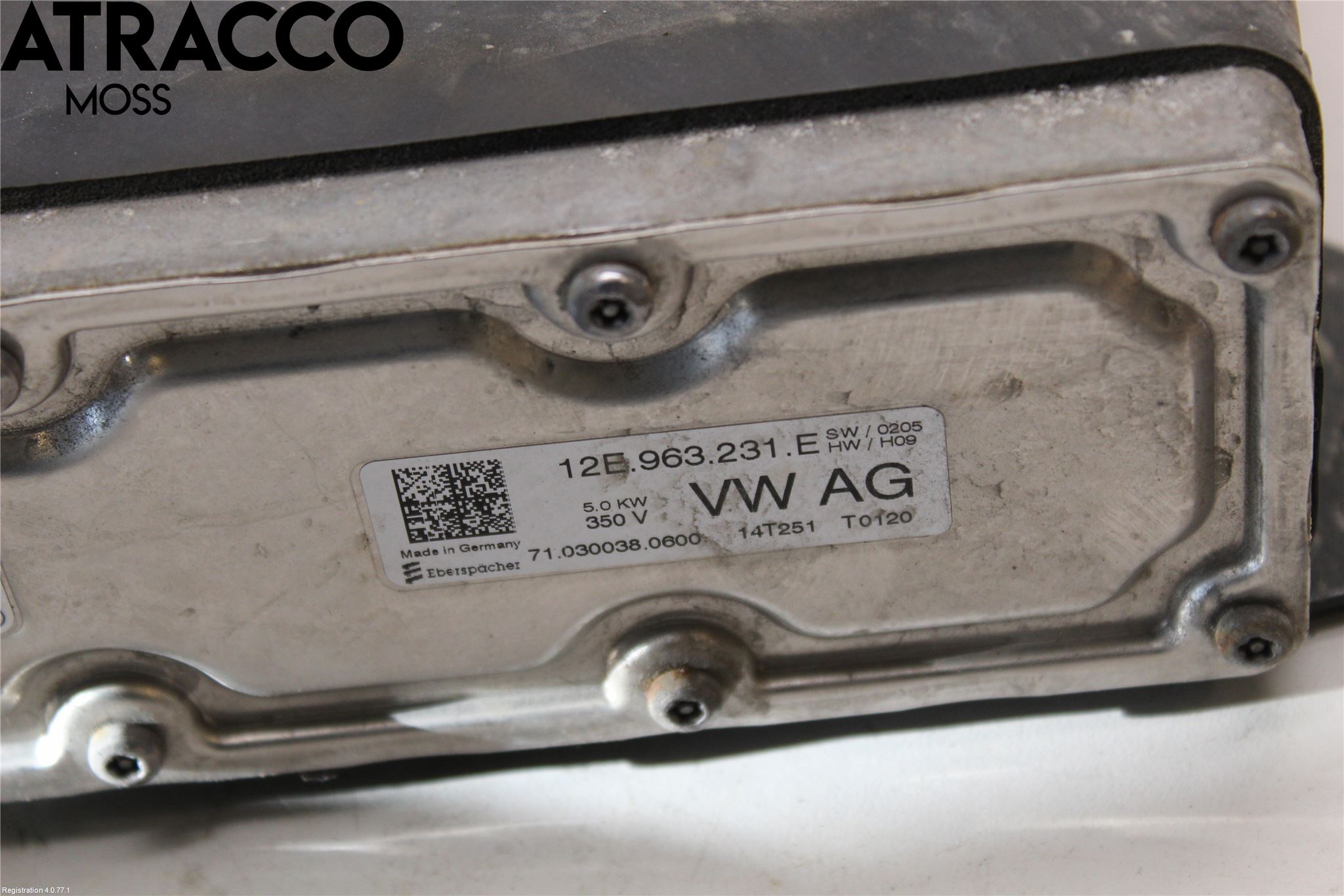 Volkswagen VW GOLF / E-GOLF VII 13-20 Motorvarmer Elektrisk