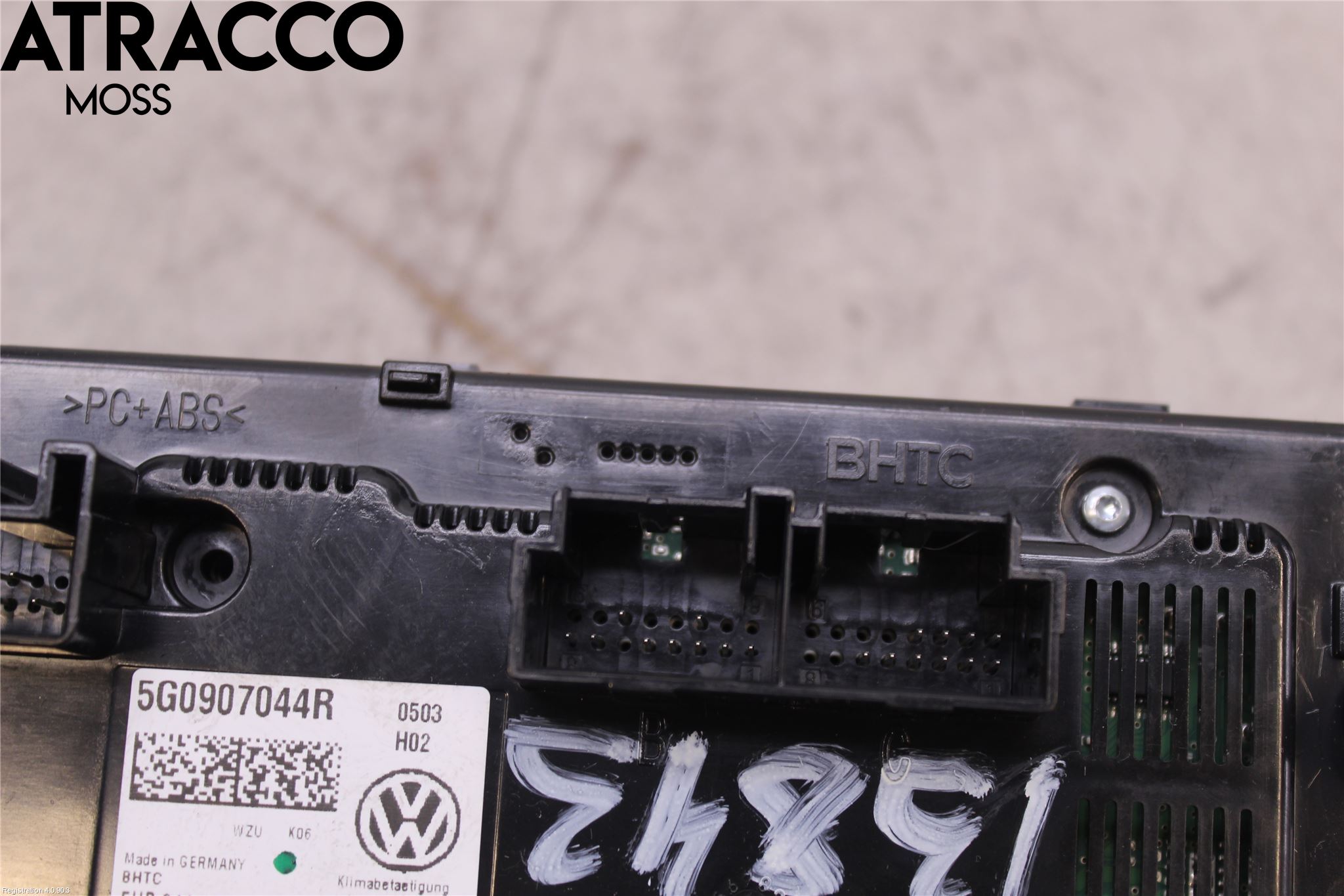 Volkswagen VW GOLF / E-GOLF VII 13-20 Varme Ac Betjening-Display