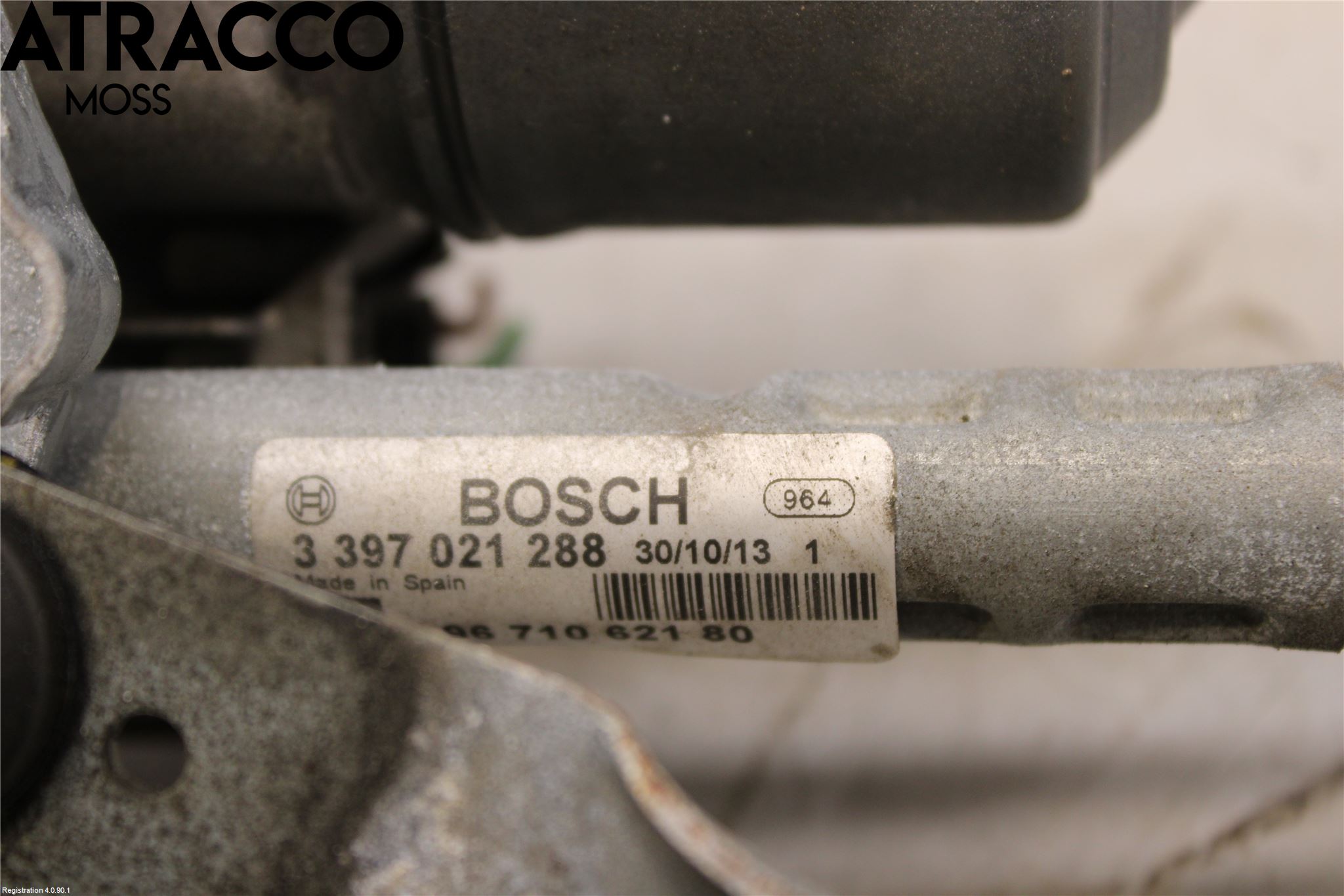 Peugeot 5008 10-16 Viskermotor Frontrute