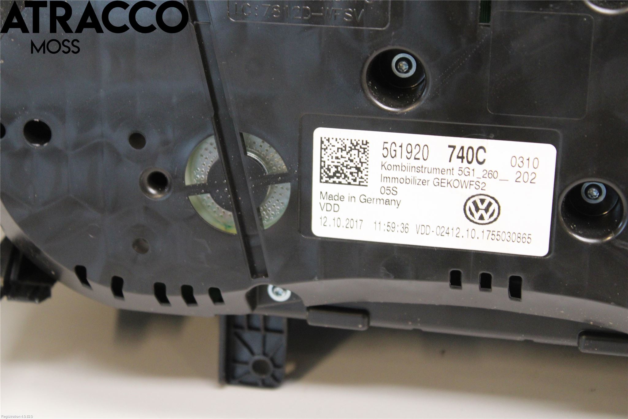 Volkswagen VW GOLF / E-GOLF VII 13-20 Instr Kombinert