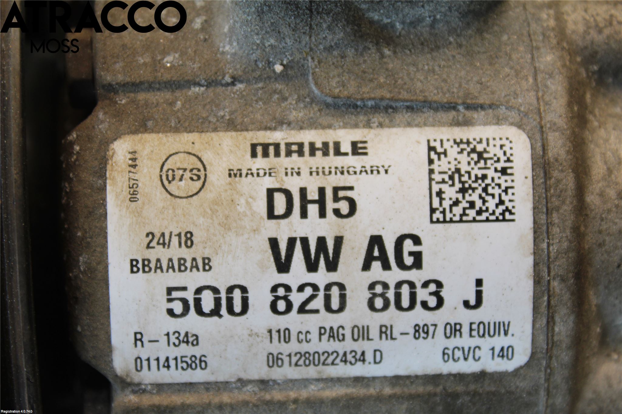 Volkswagen VW CADDY 16-20 Varme Ac Kompressor