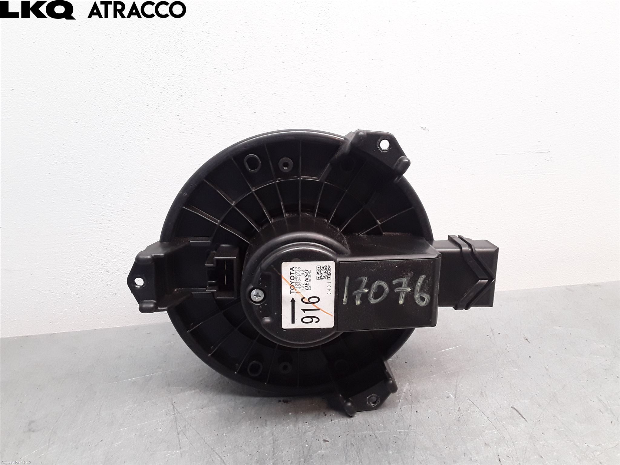 Toyota LANDCRUISER J120 02-09 Varmeapparat Viftemotor