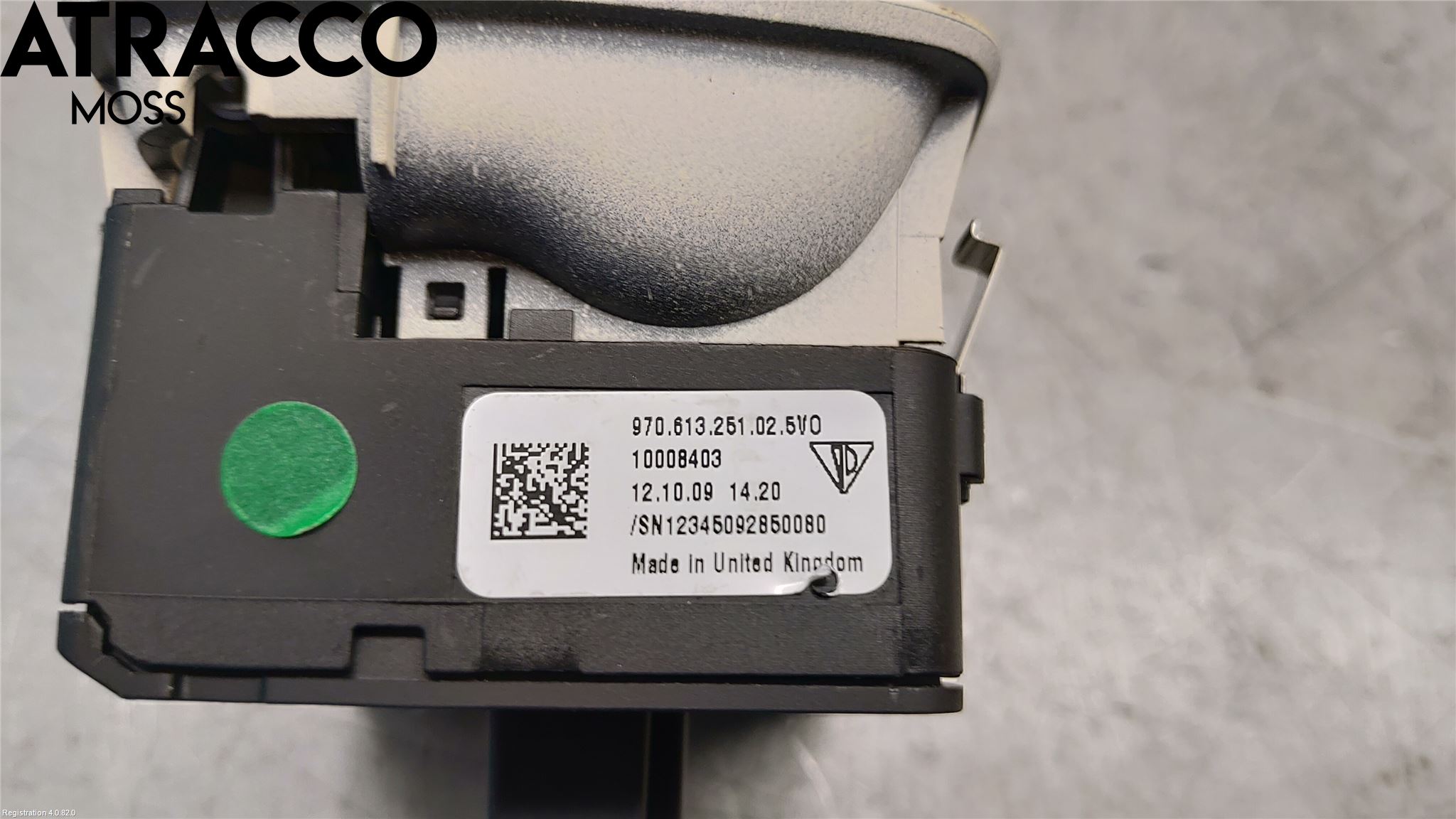 Porsche PANAMERA 09- Bryter Parkeringsbrems