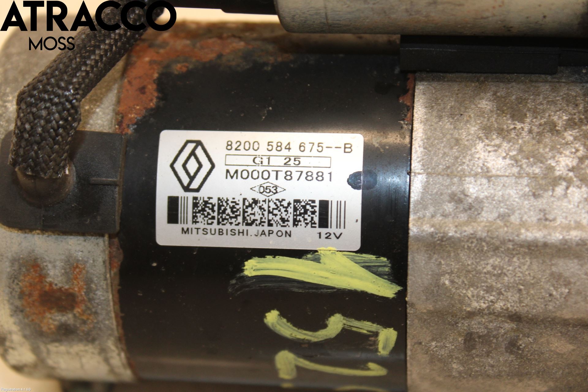 Renault MEGANE III 09-15 Startmotor Diesel