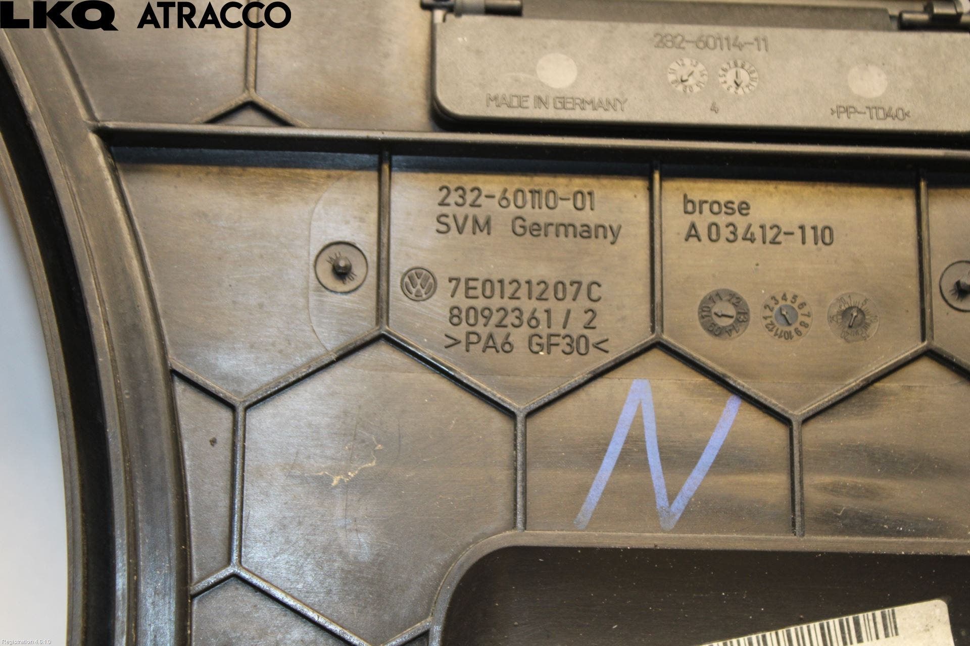 Volkswagen VW TRANSP/CARAVELLE (T5) 04-15 Kjølevifte Elektrisk