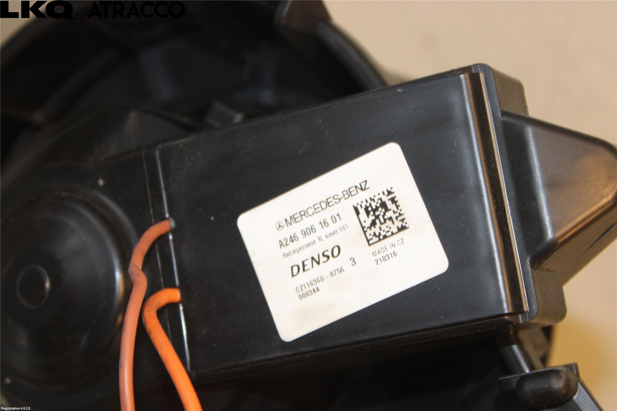 Mercedes-Benz MB B-KLASS (W246/W242) 12-19 Varmeapparat Viftemotor