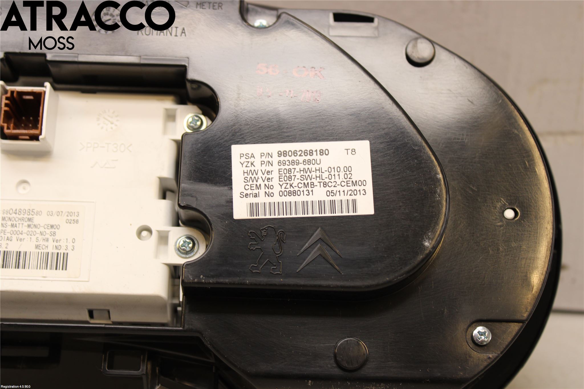 Peugeot 5008 10-16 Instr Kombinert