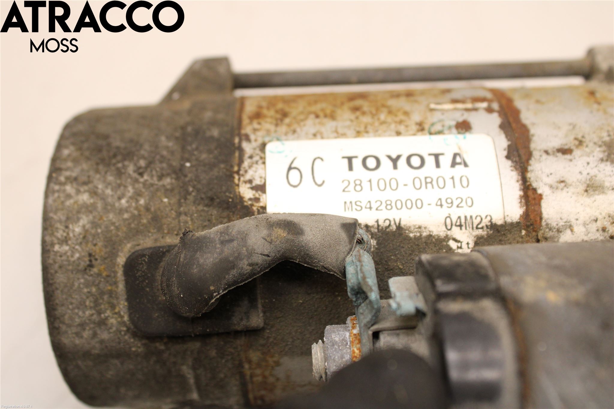 Toyota YARIS XP130 12-14 Startmotor Diesel