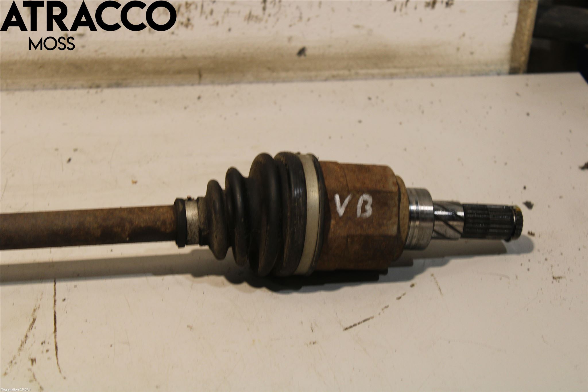 Nissan X-TRAIL 08-14 Drivaksel Bak Kompl Venstre