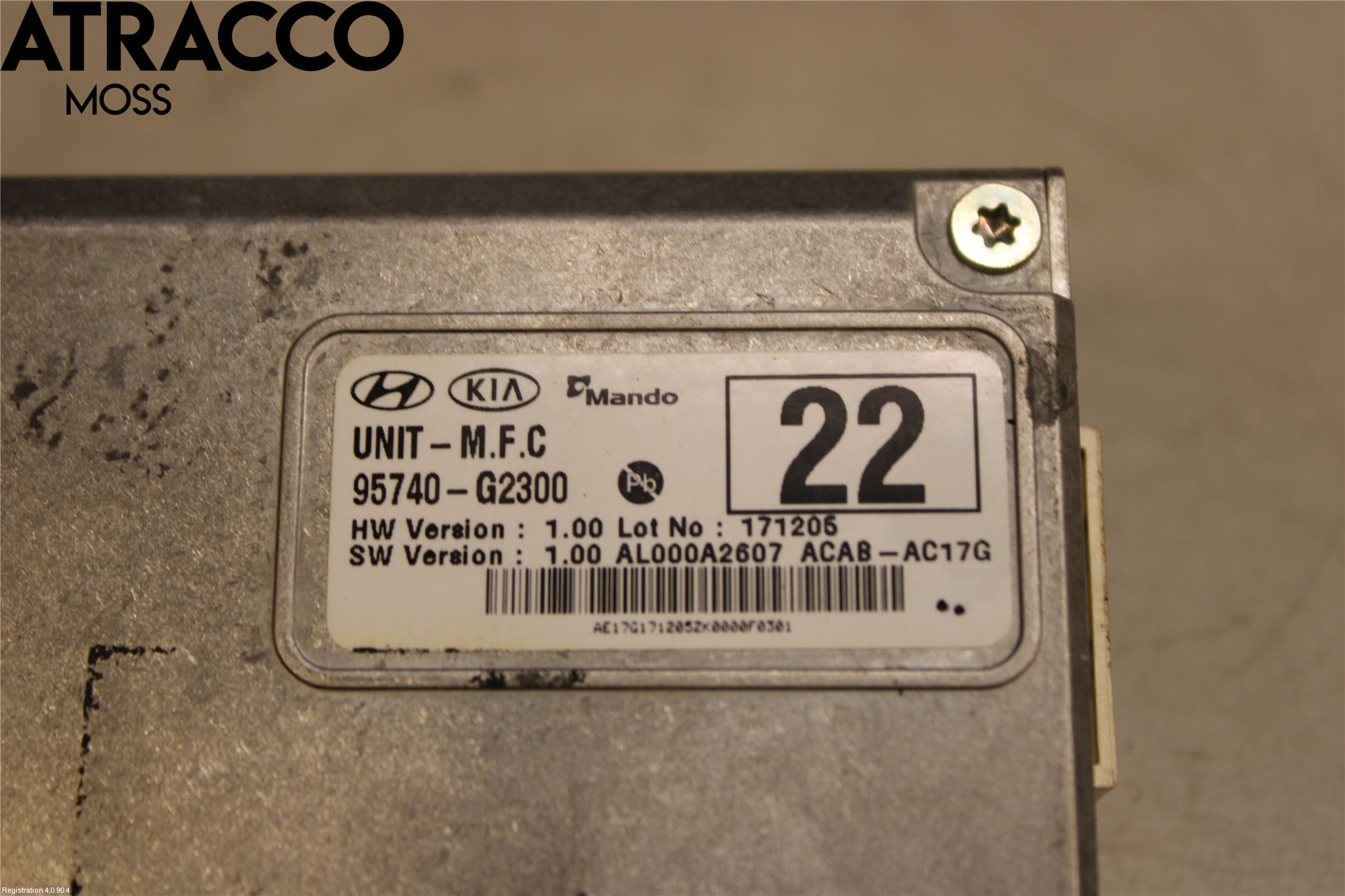 Hyundai IONIQ AE 17-22 Parkeringshjelp Kamera