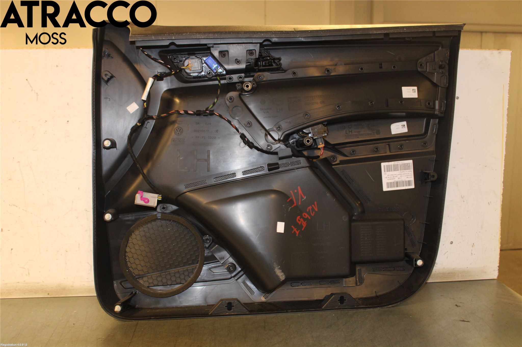 Volkswagen VW CADDY 16-20 Dørtrekk Innlegg Venstre