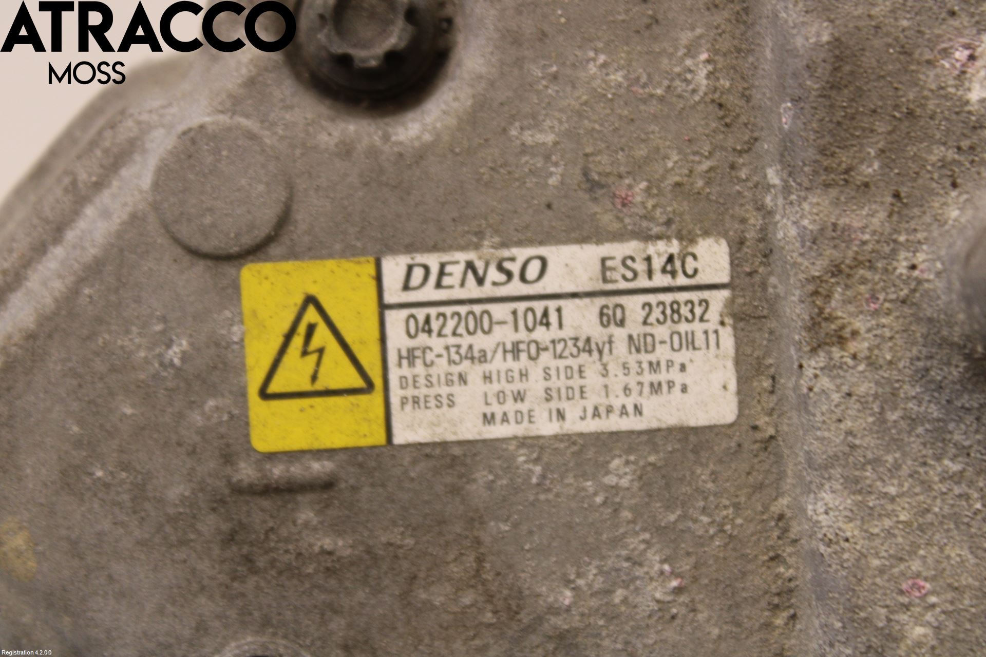 Toyota YARIS XP130 12-14 Varme Ac Kompressor