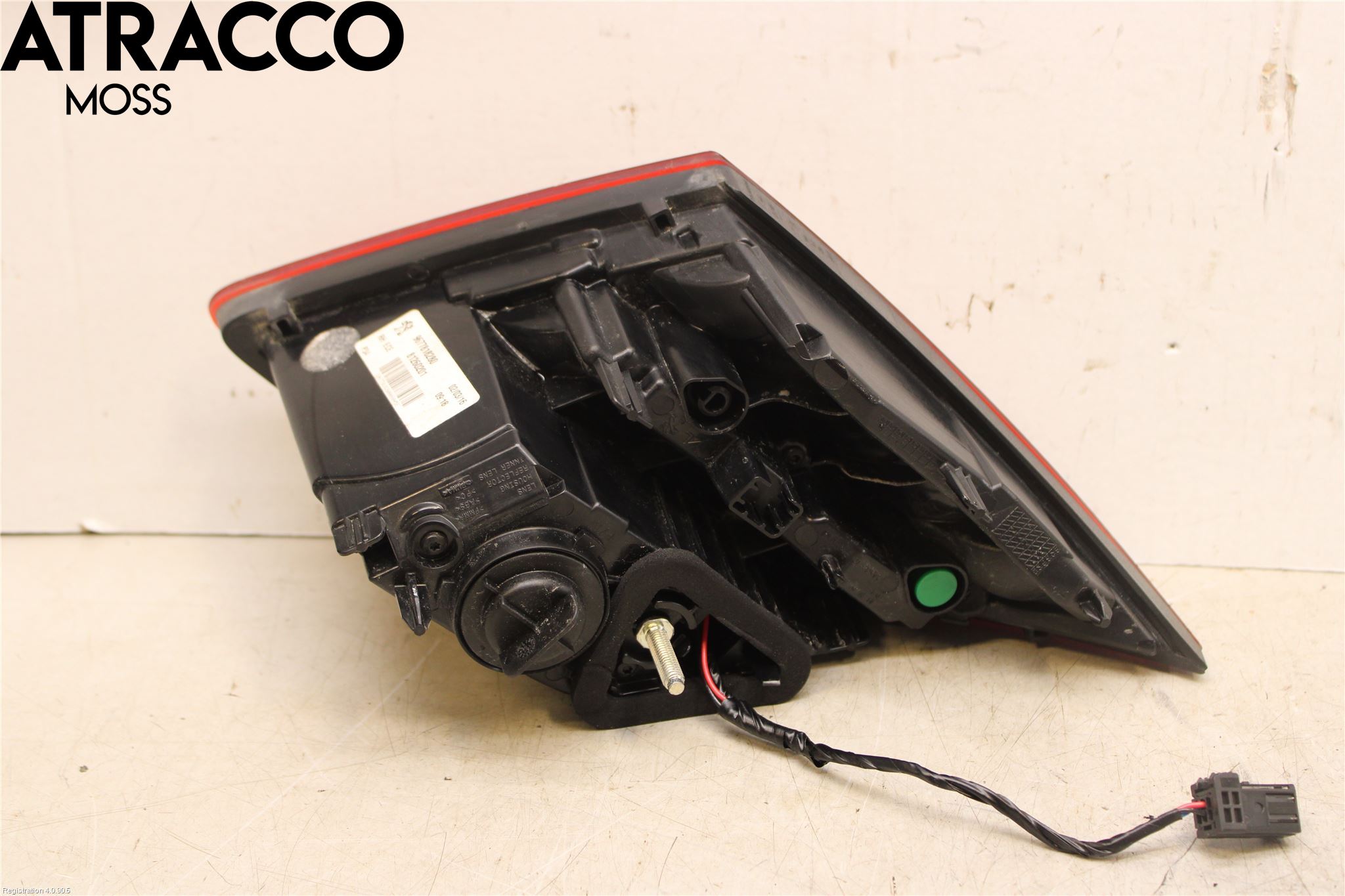 Peugeot 308 14-21 Baklykt Høyre  På Luke(Indre)