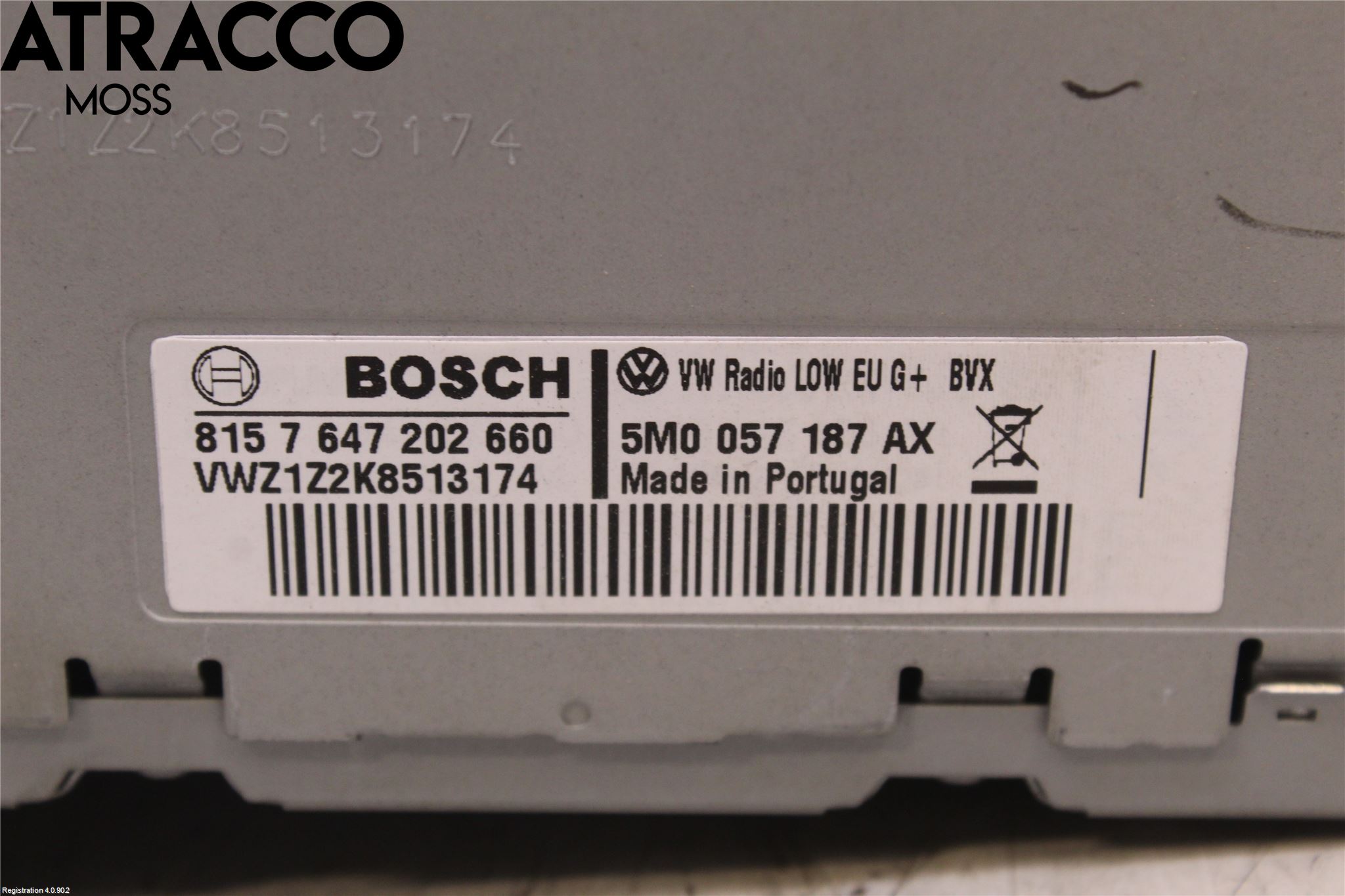 Volkswagen VW POLO 10-17 Stereo Radio Med Cd