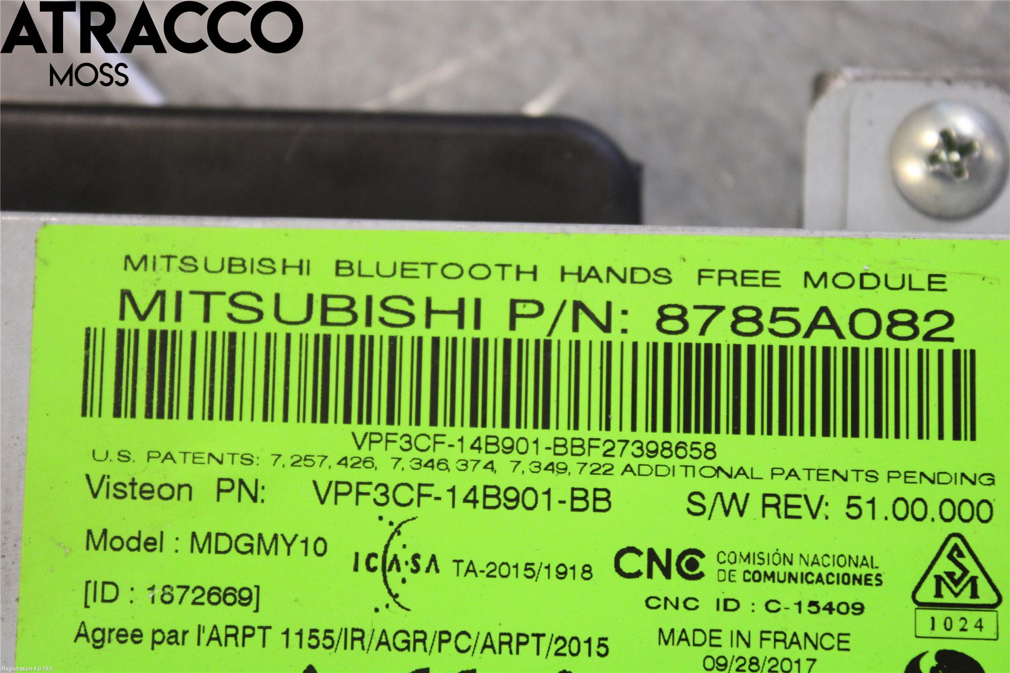 Mitsubishi SPACE STAR 13- Styreenhet Øvrig