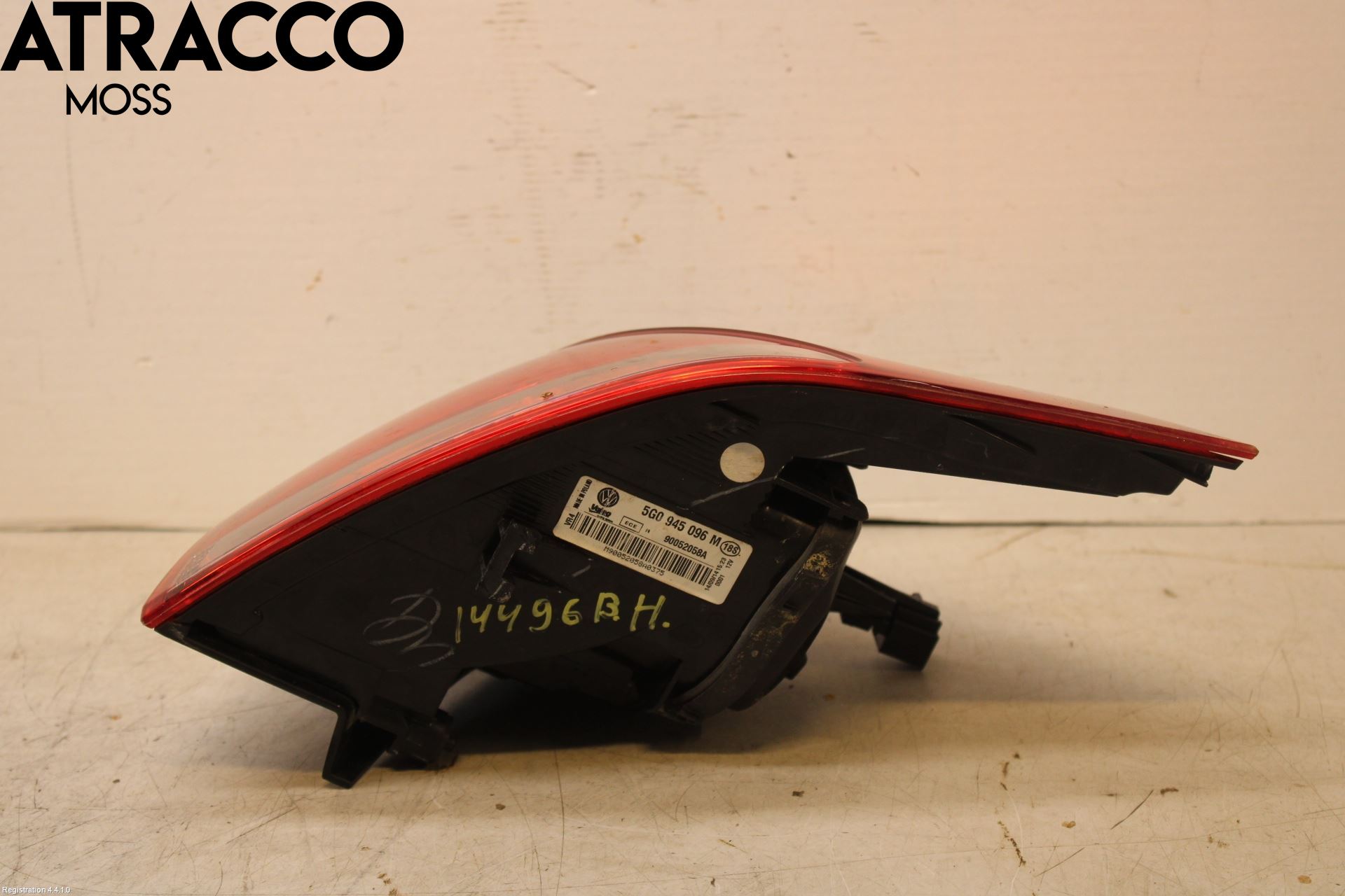 Volkswagen VW GOLF PLUS/CROSS GOLF 04-14 Baklykt Høyre