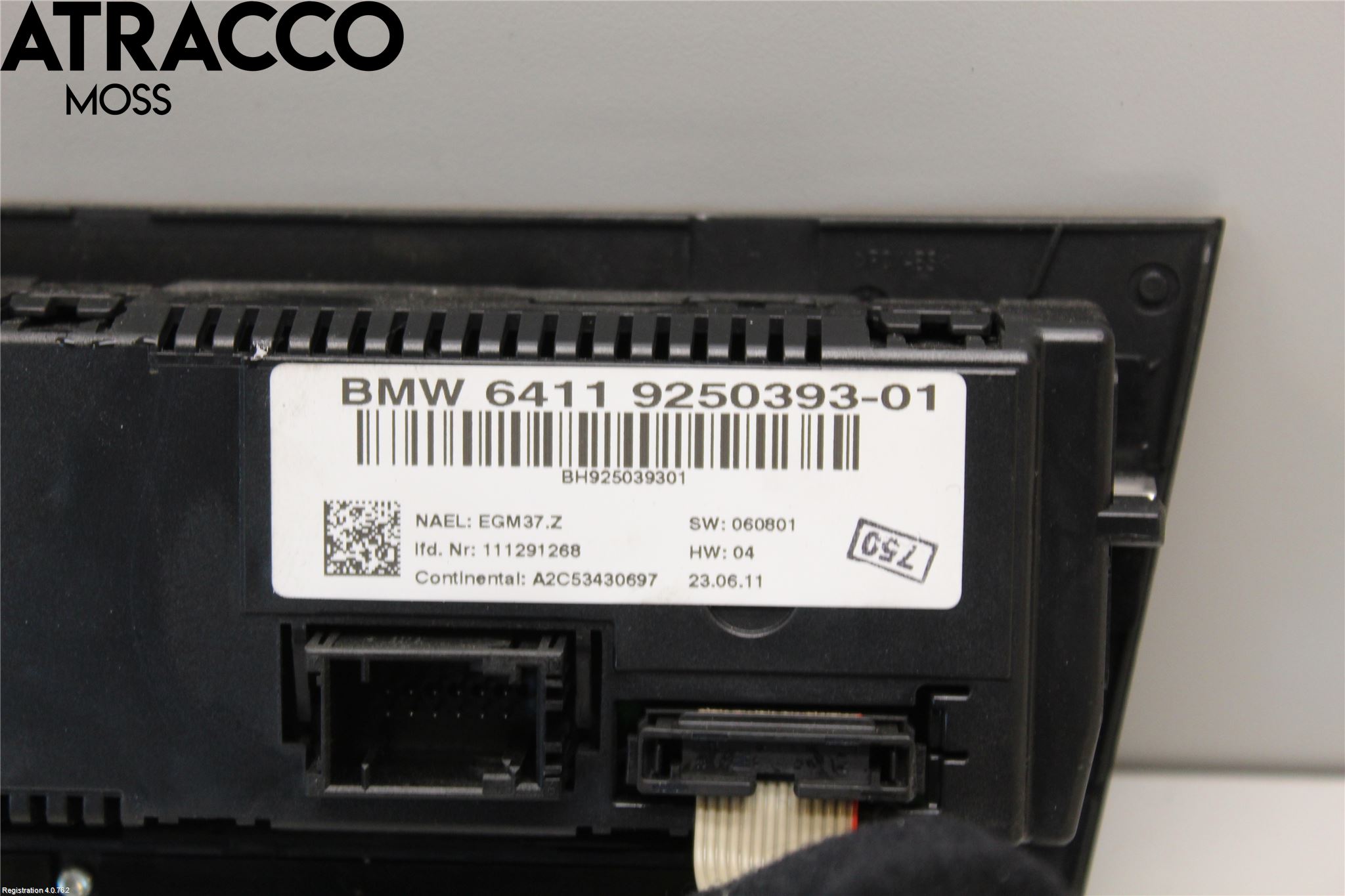 BMW 3 E90/91 SED/TOU 05-12 Varme Ac Betjening-Display