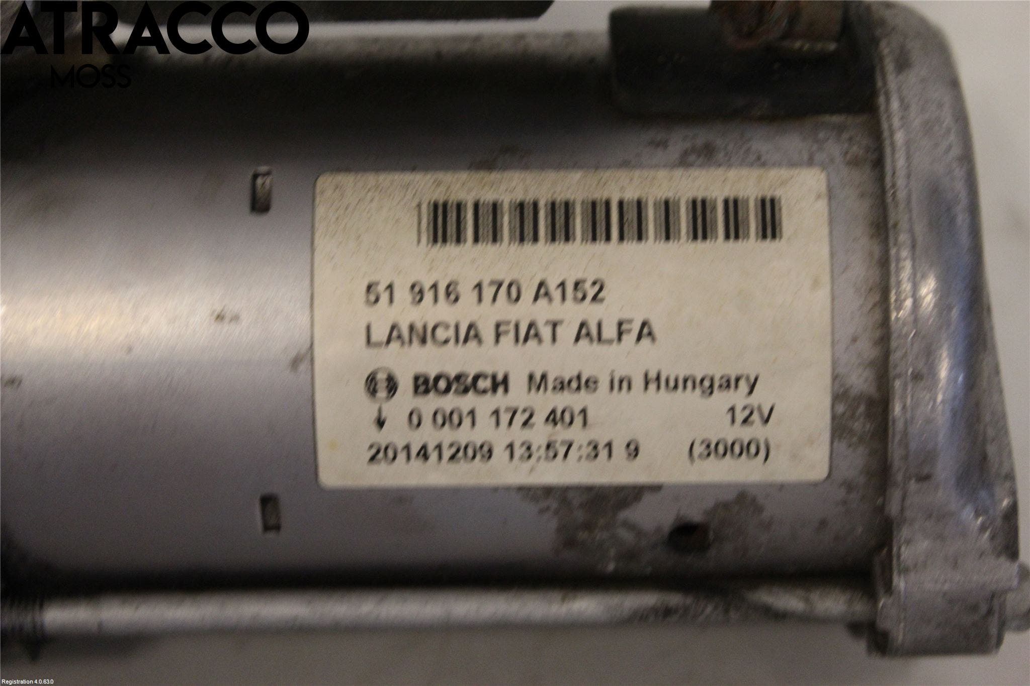 Peugeot BIPPER Startmotor