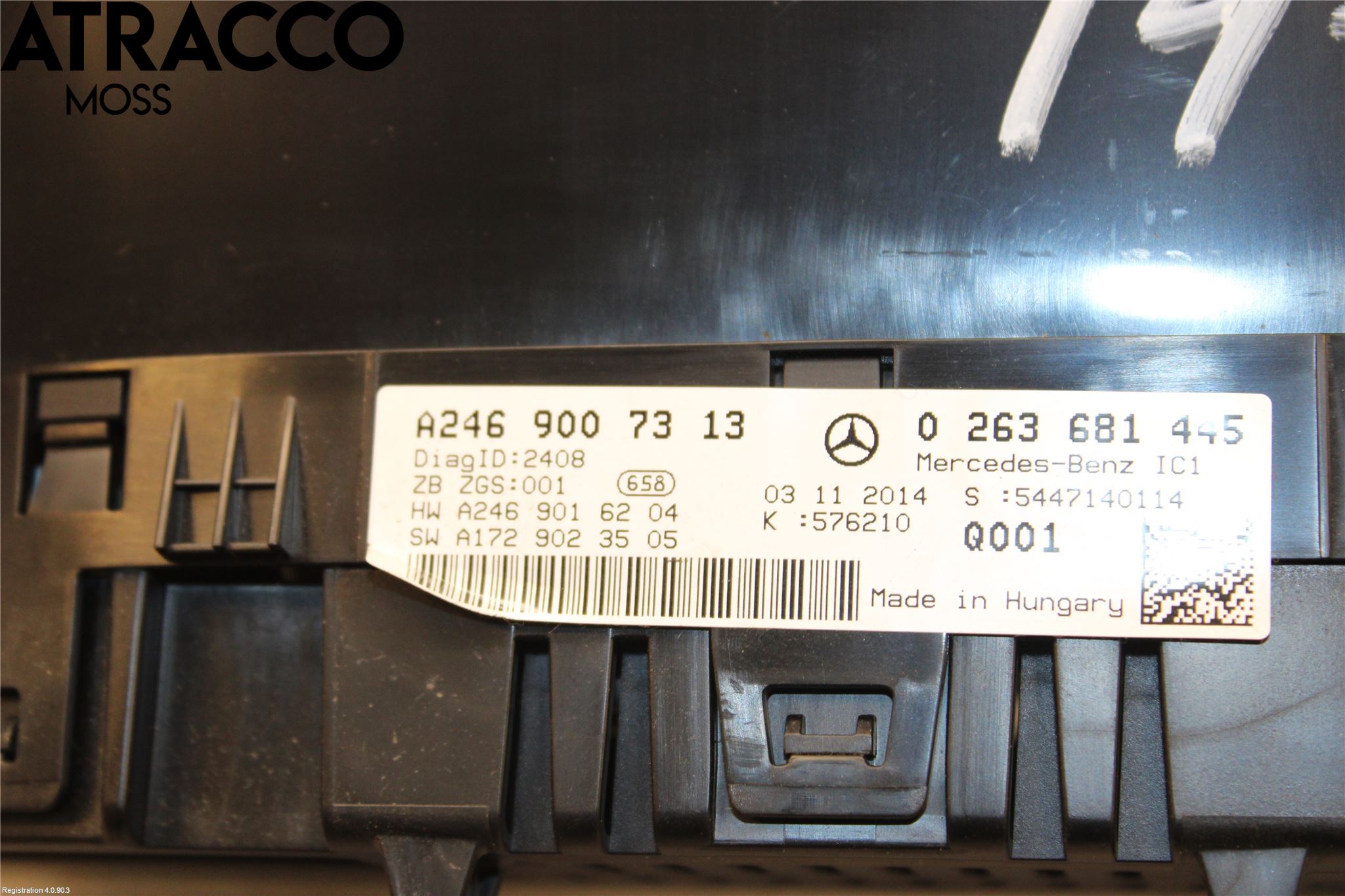 Mercedes-Benz MB B-KLASS (W246/W242) 12-19 Instr Kombinert