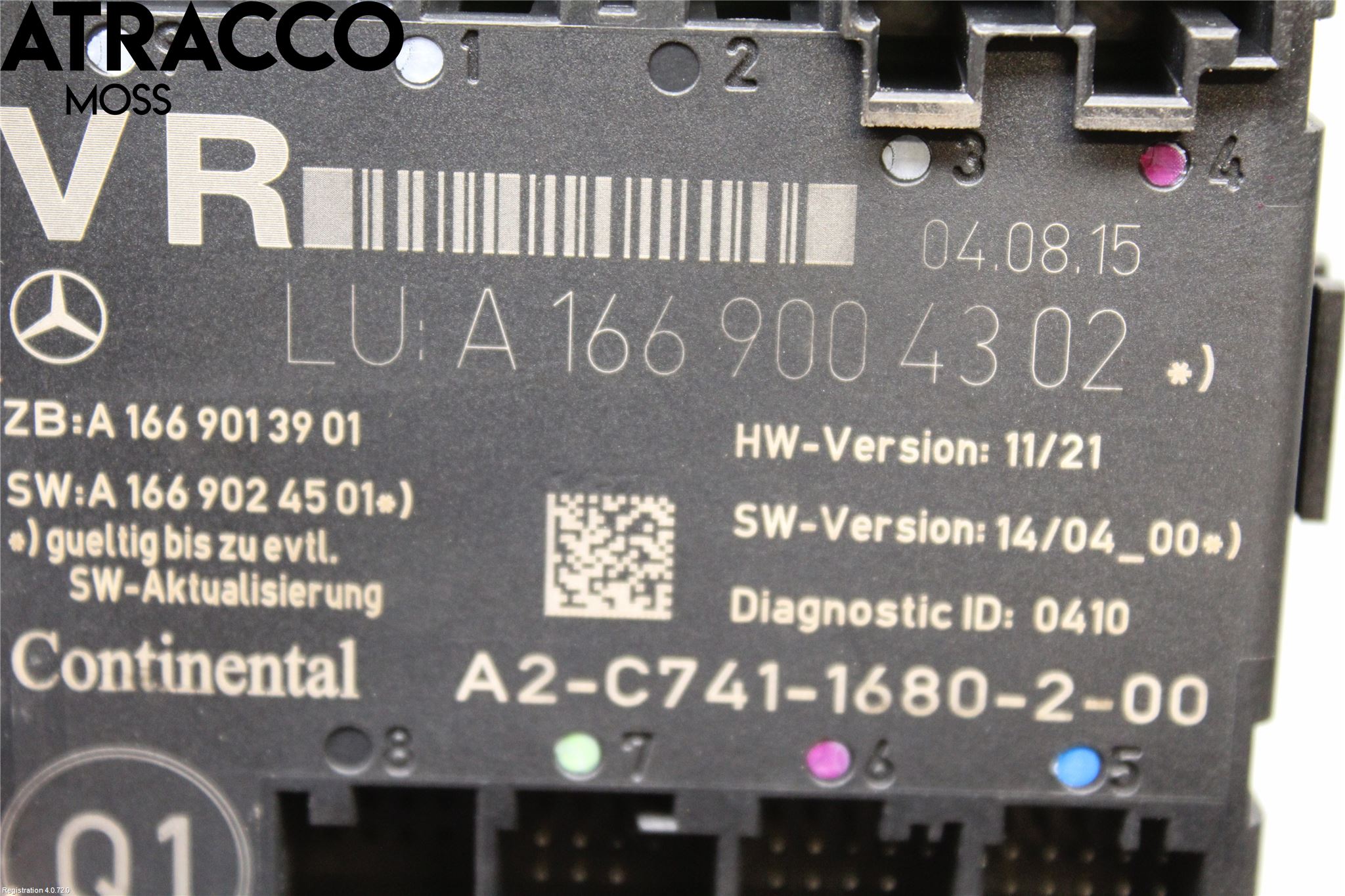 Mercedes-Benz MB B-KLASS (W246/W242) 12-19 Styreenhet Dør