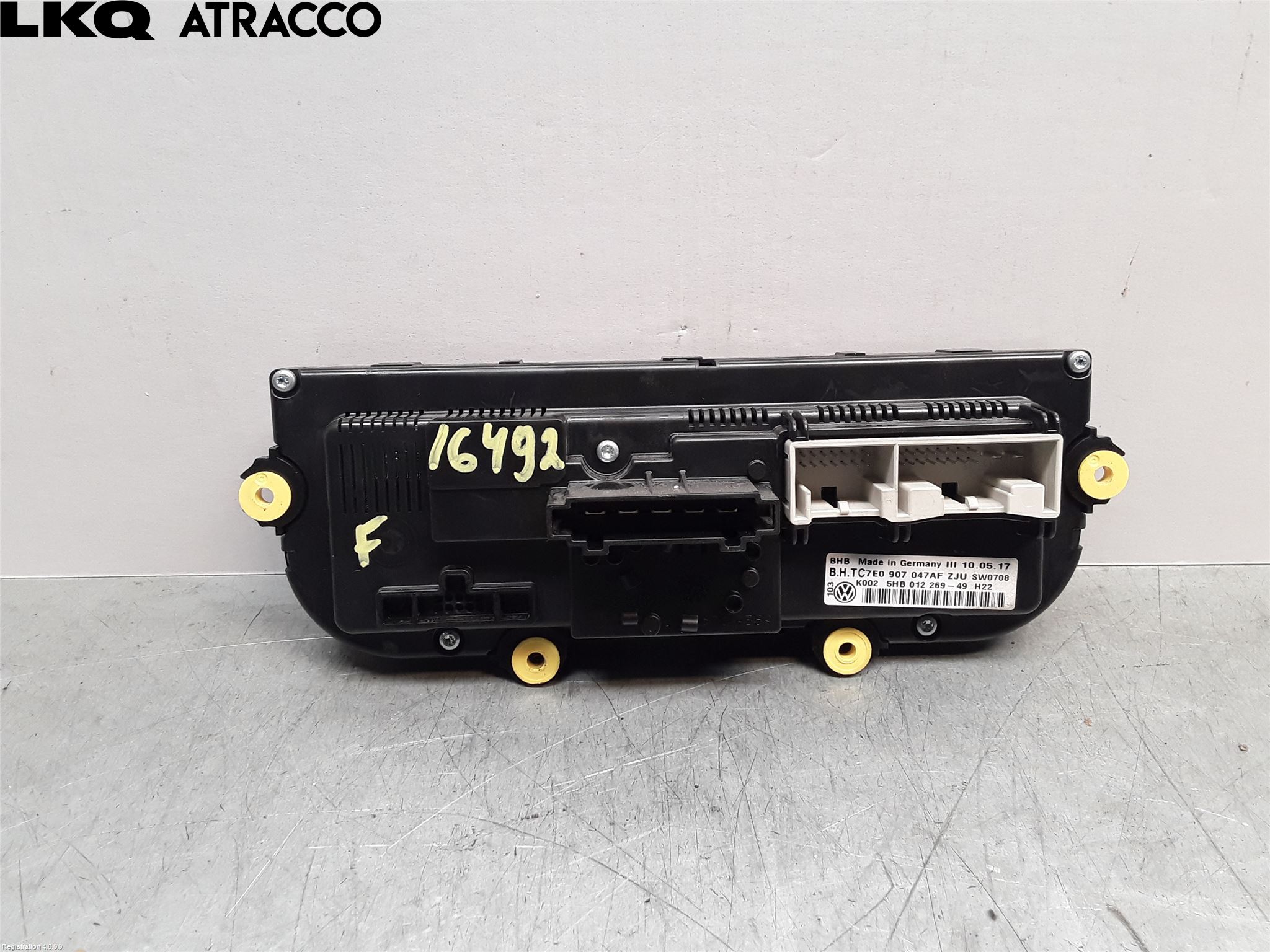 Volkswagen VW TRANSP/CARAVELLE (T6) 16-22 Varme Ac Betjening-Display