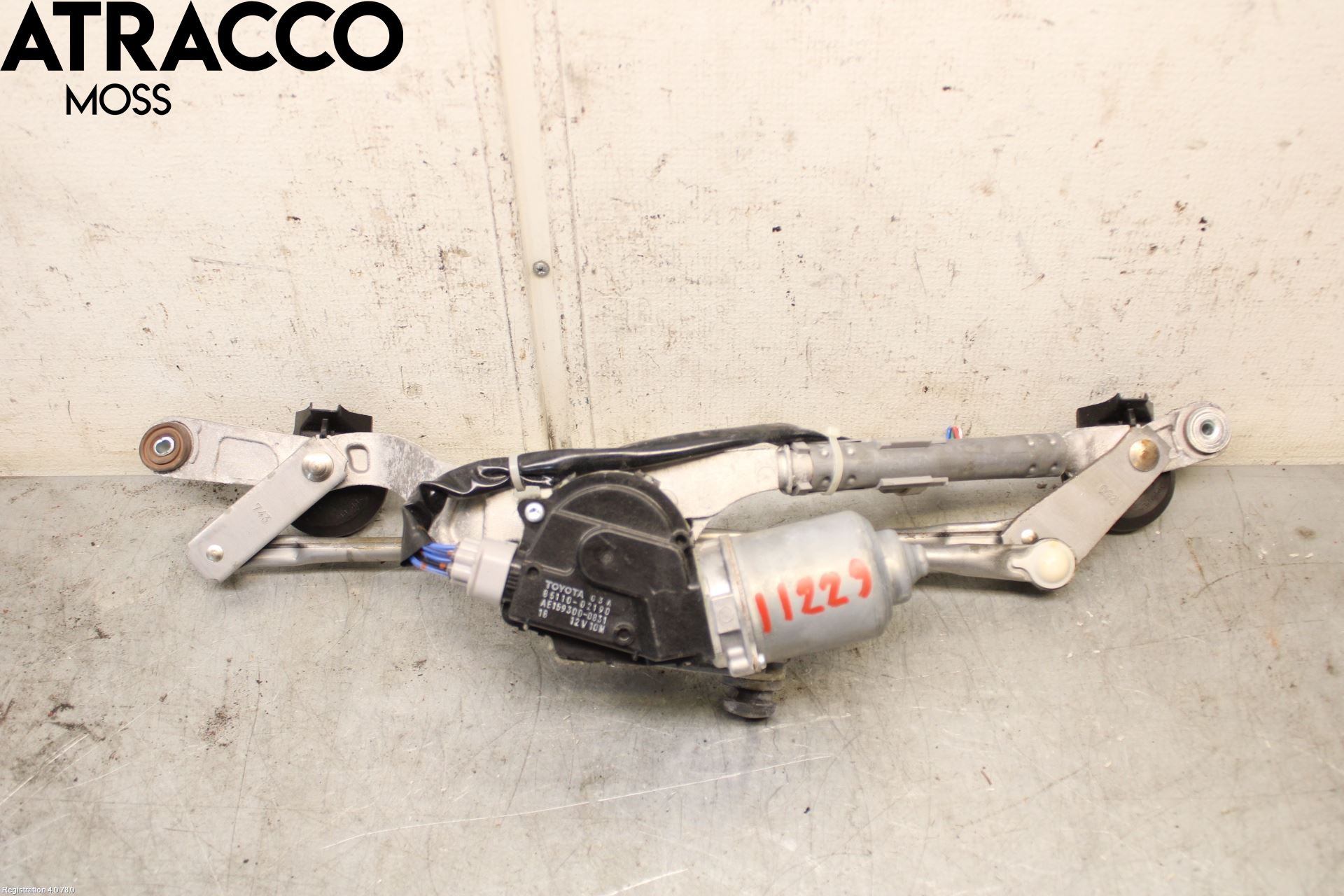 Toyota AURIS 10-12 Viskermotor Frontrute