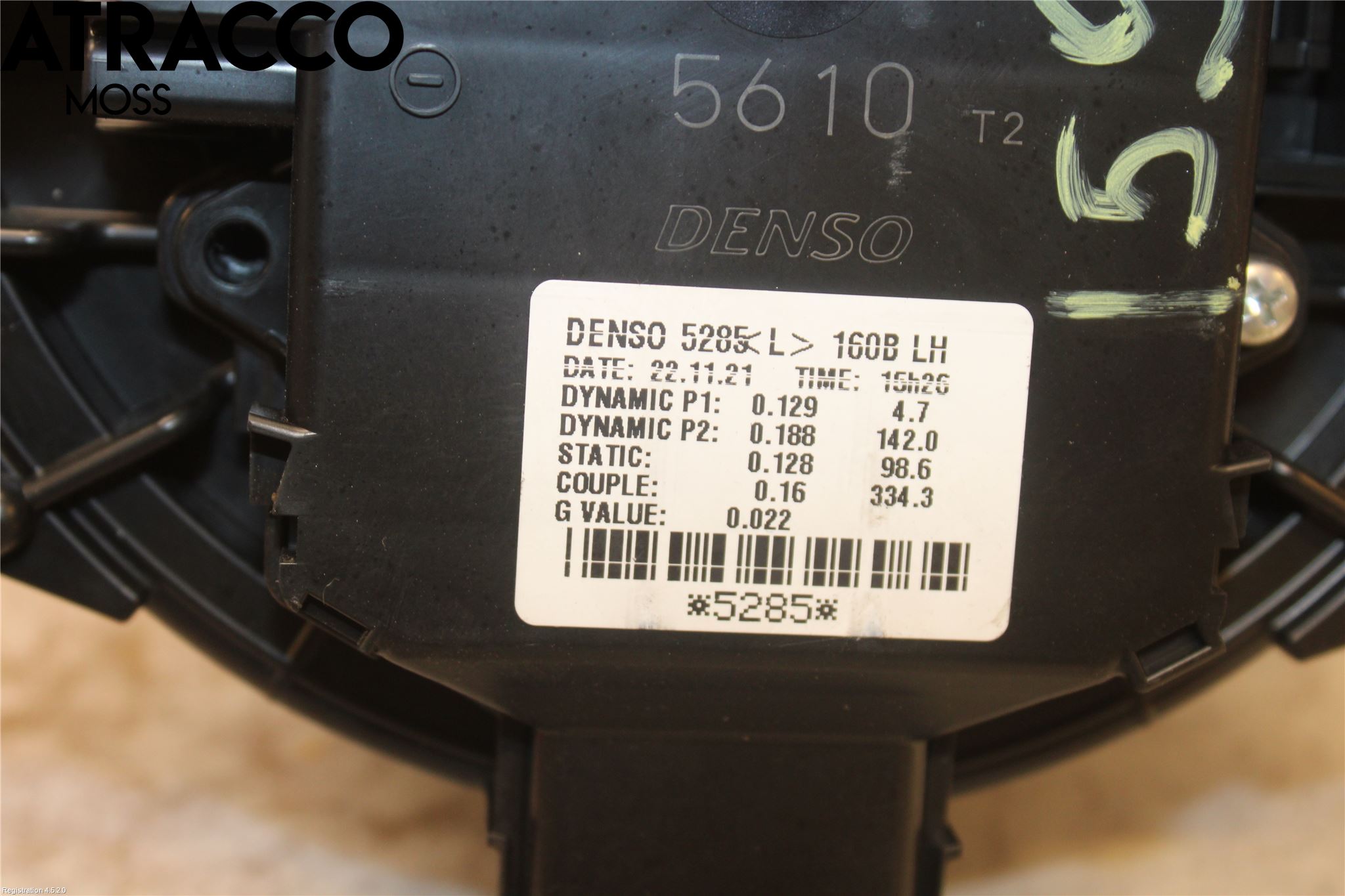 Toyota COROLLA 19- Varme Ac Varmeapparatvifte